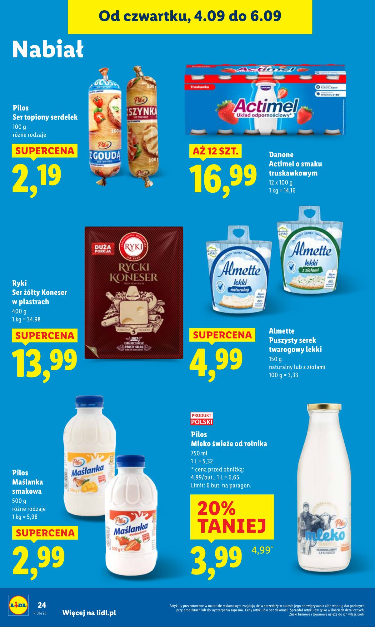 Lidl Lenkija - OFERTA WAŻNA 4.09 DO 6.09 32 puslapis