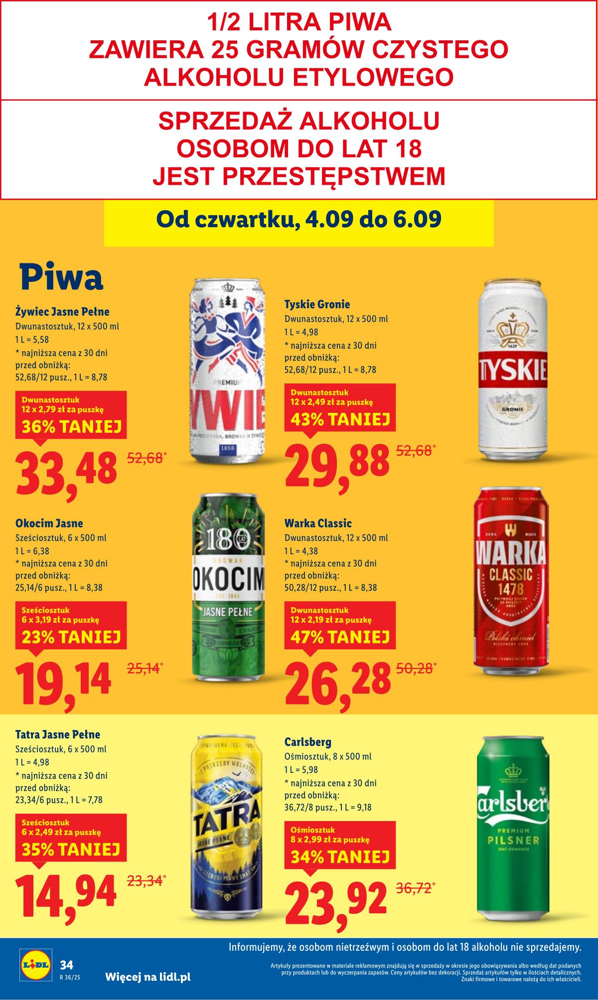 Lidl Lenkija - OFERTA WAŻNA 4.09 do 6.09 44 puslapis