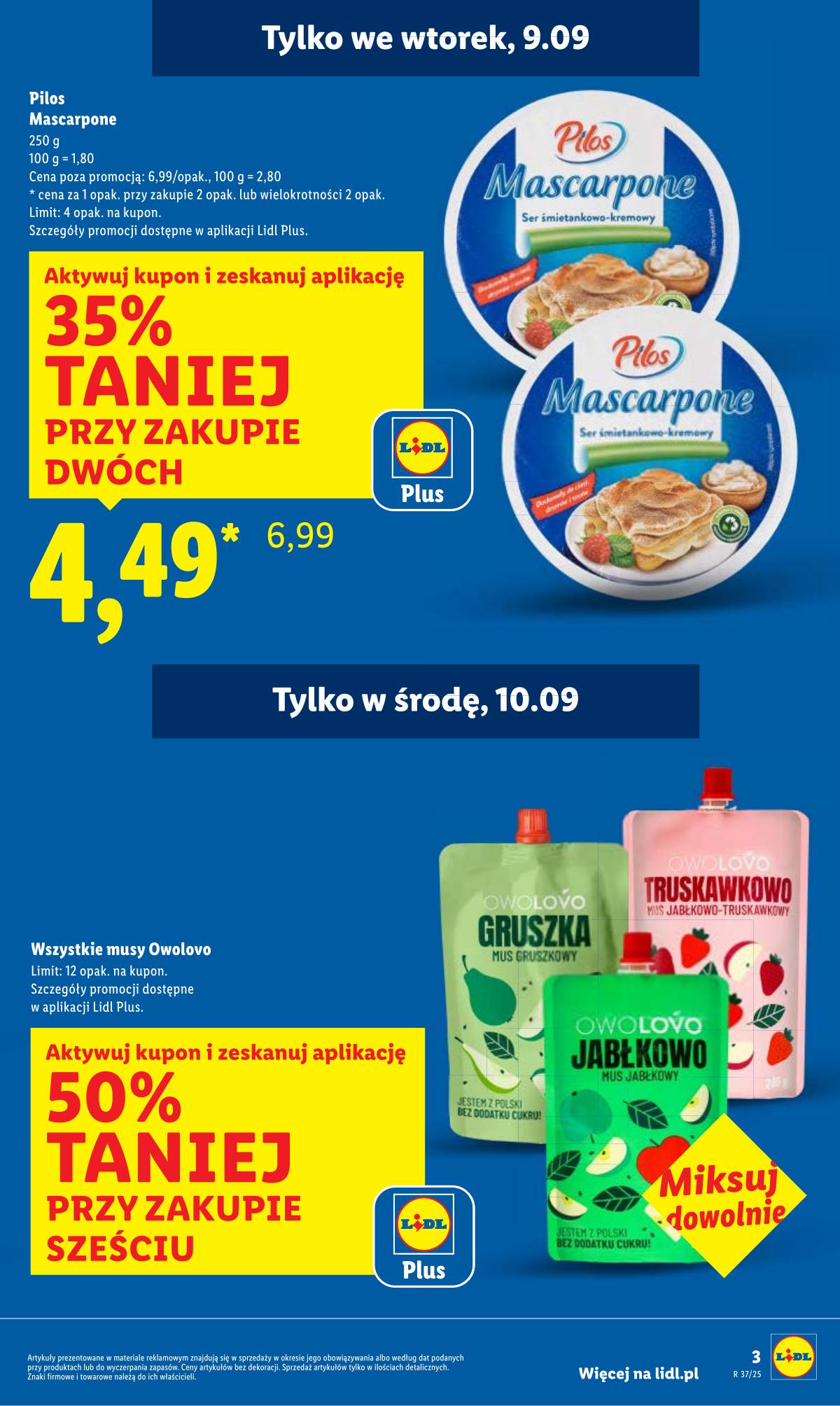 Lidl Lenkija - OFERTA WAŻNA OD 8.09 DO 10.09 3 puslapis