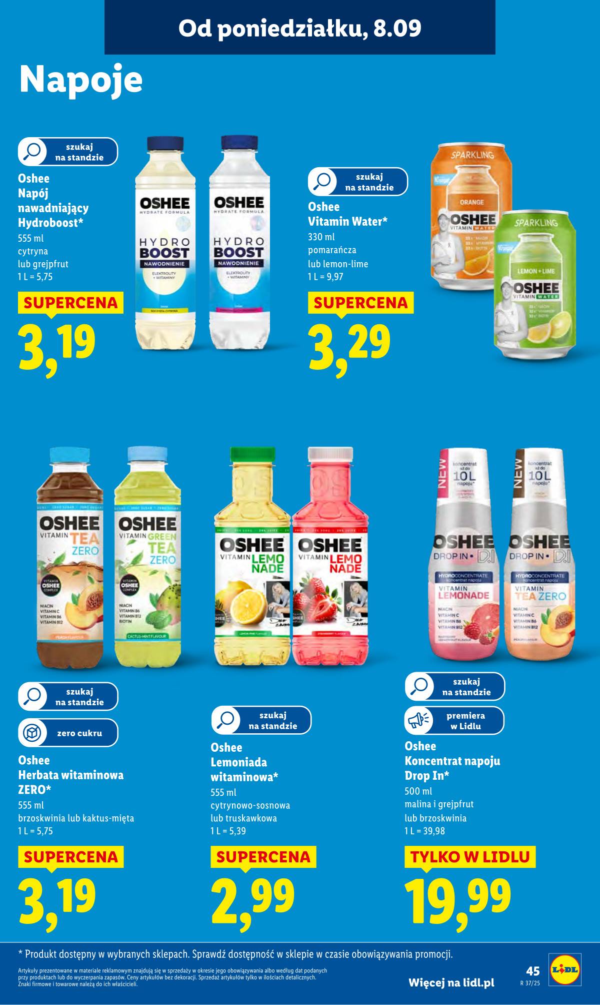 Lidl Lenkija - OFERTA WAŻNA OD 8.09 DO 10.09 47 puslapis
