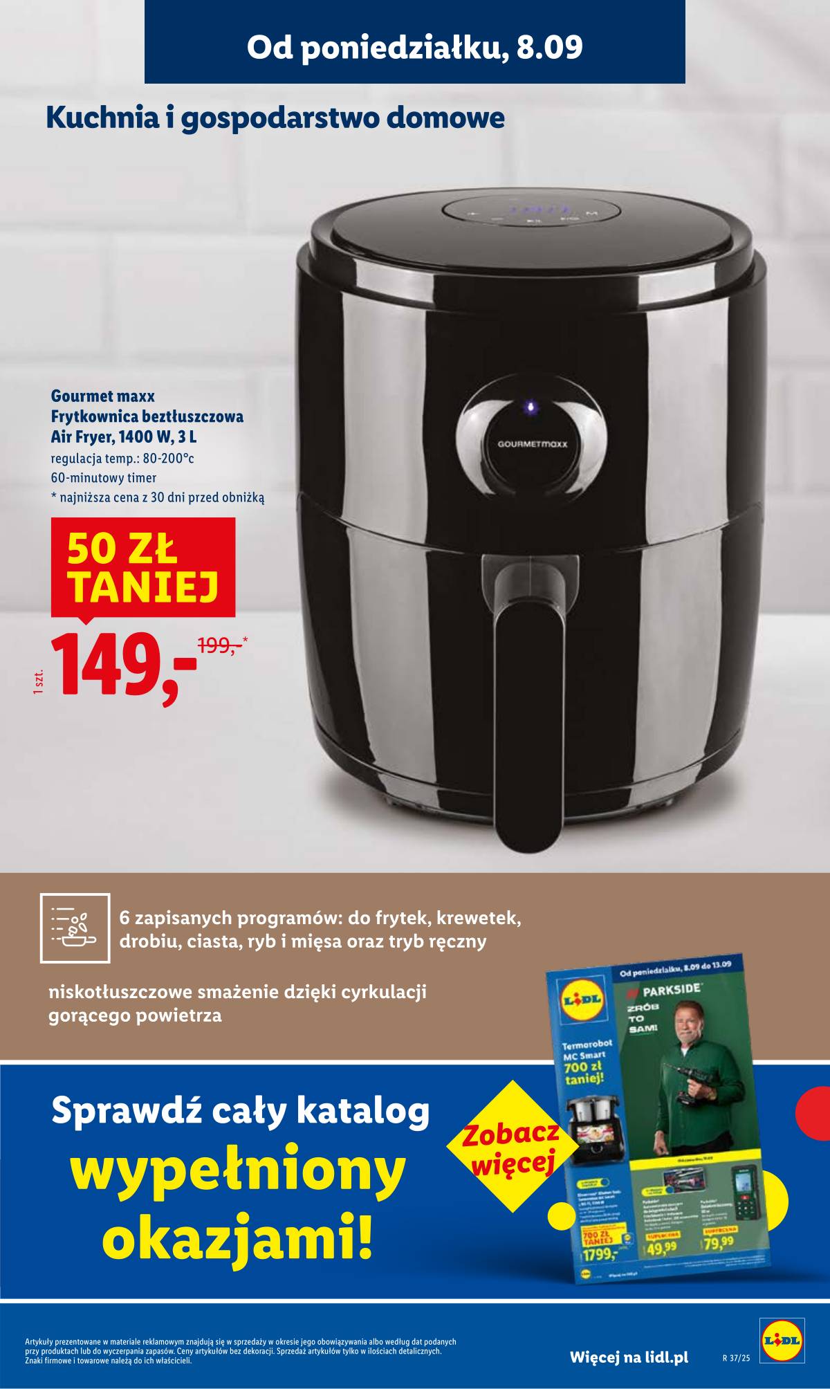 Lidl Lenkija - OFERTA WAŻNA OD 8.09 DO 10.09 7 puslapis
