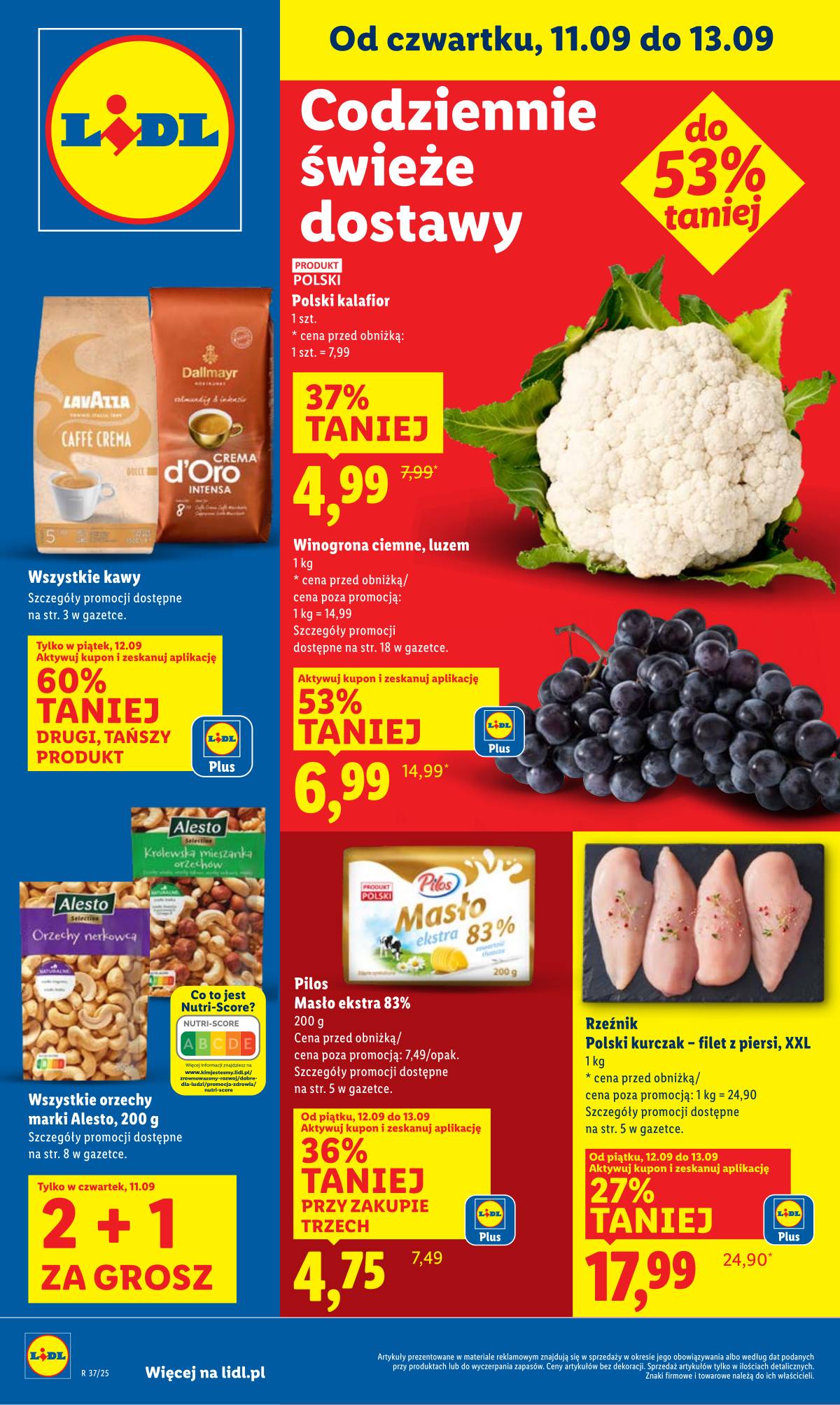 Lidl Lenkija - OFERTA WAŻNA 11.09 do 13.09 1 puslapis