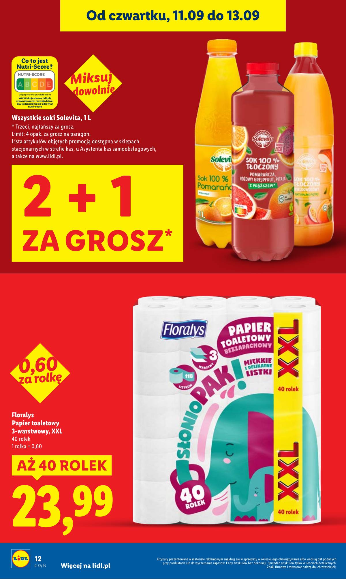 Lidl Lenkija - OFERTA WAŻNA 11.09 do 13.09 12 puslapis