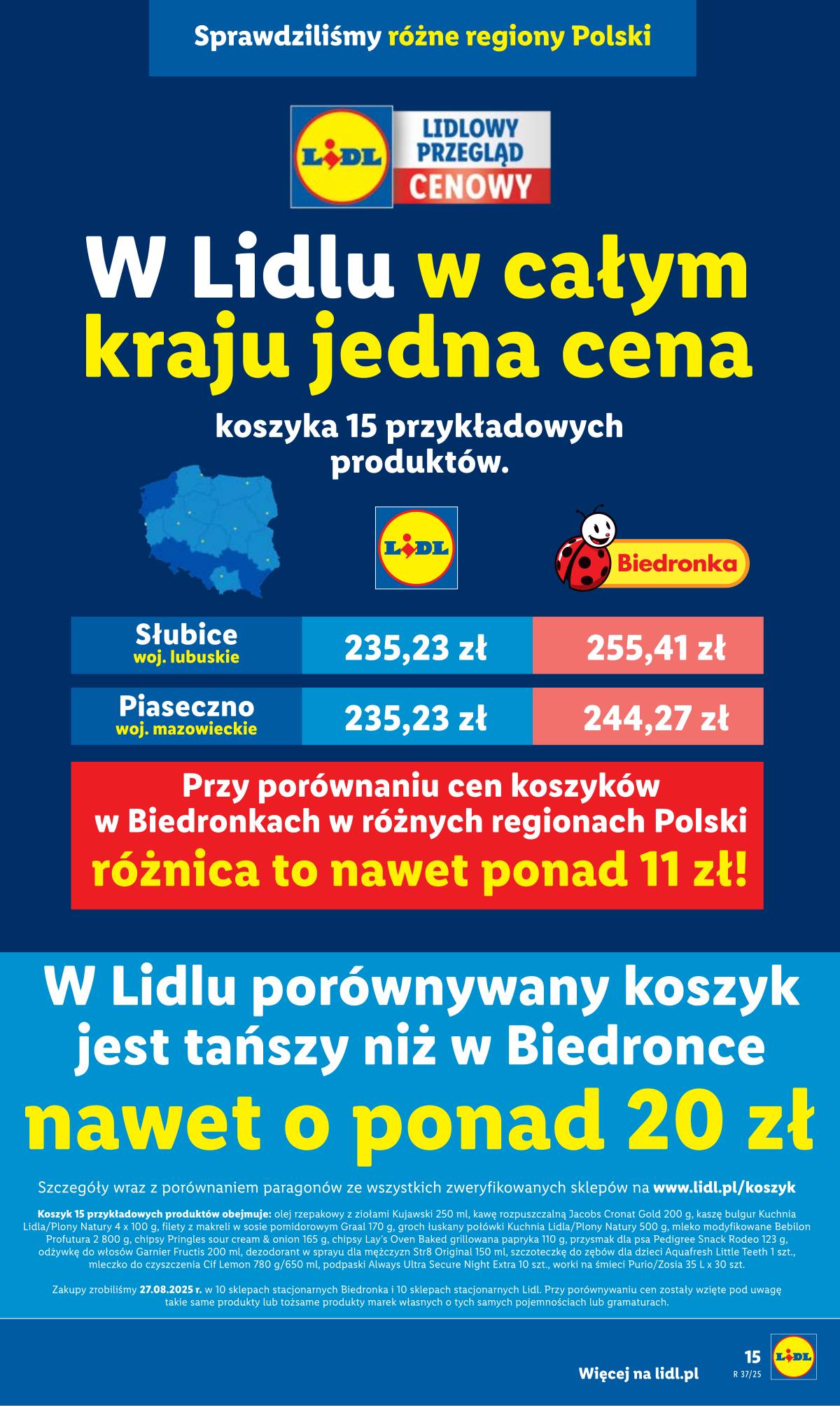 Lidl Lenkija - OFERTA WAŻNA 11.09 do 13.09 15 puslapis