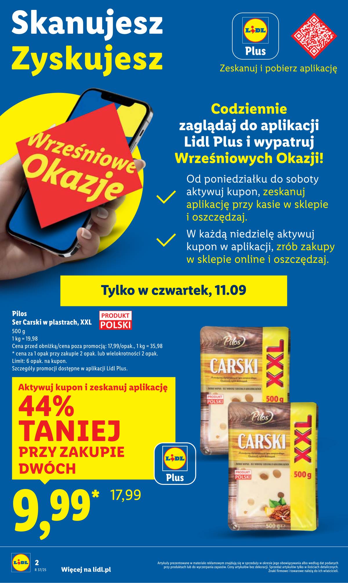Lidl Lenkija - OFERTA WAŻNA 11.09 do 13.09 2 puslapis