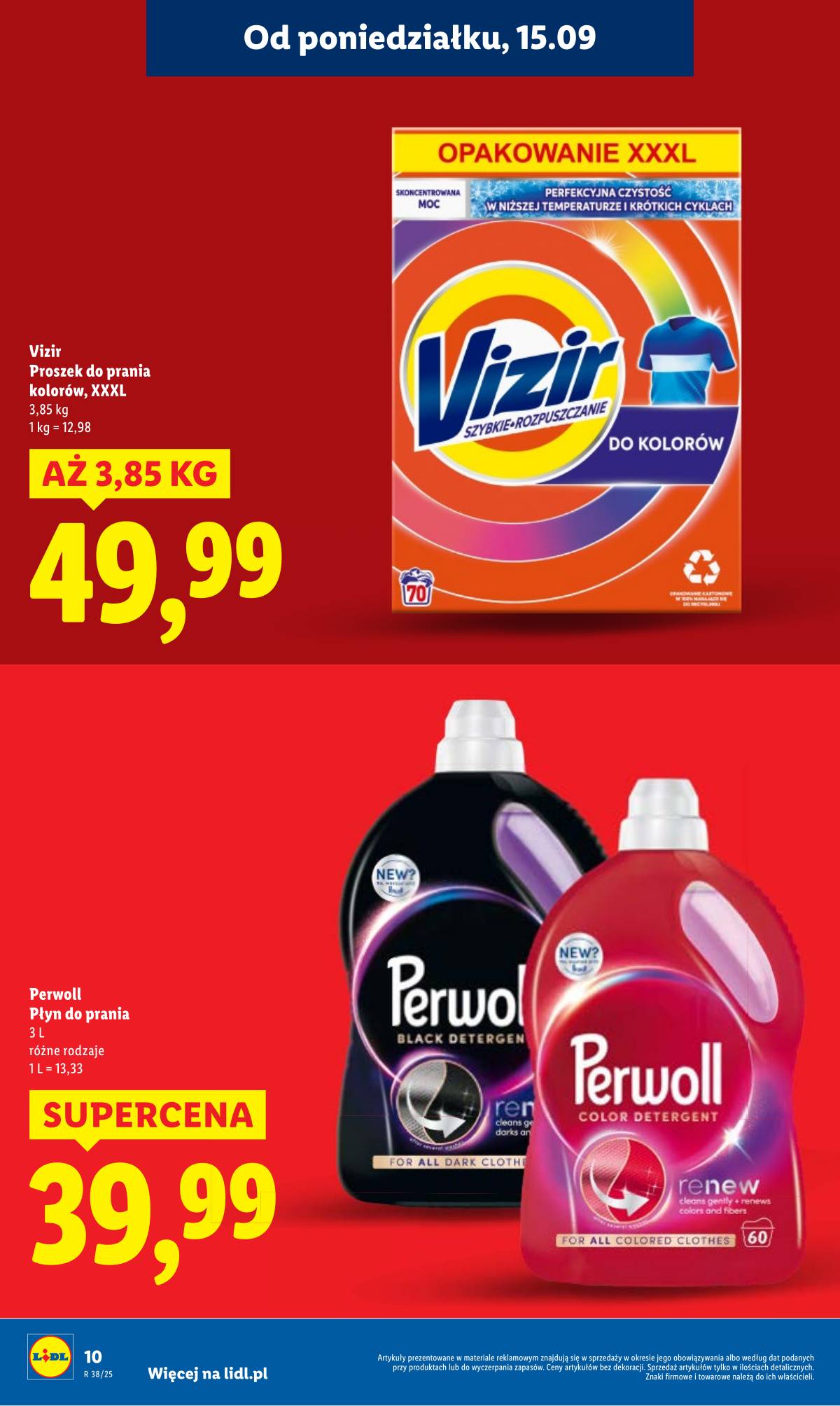 Lidl Lenkija - OFERTA WAŻNA OD 15.09 DO 17.09 10 puslapis