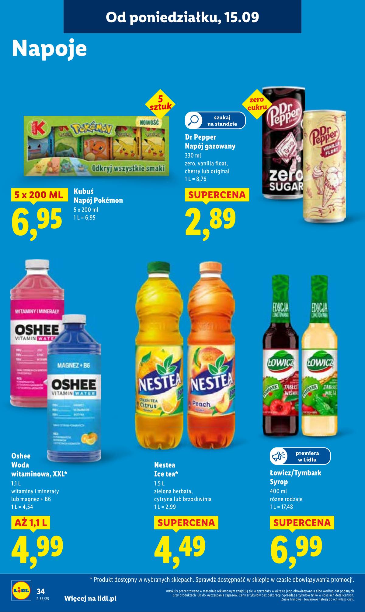 Lidl Lenkija - OFERTA WAŻNA OD 15.09 DO 17.09 38 puslapis