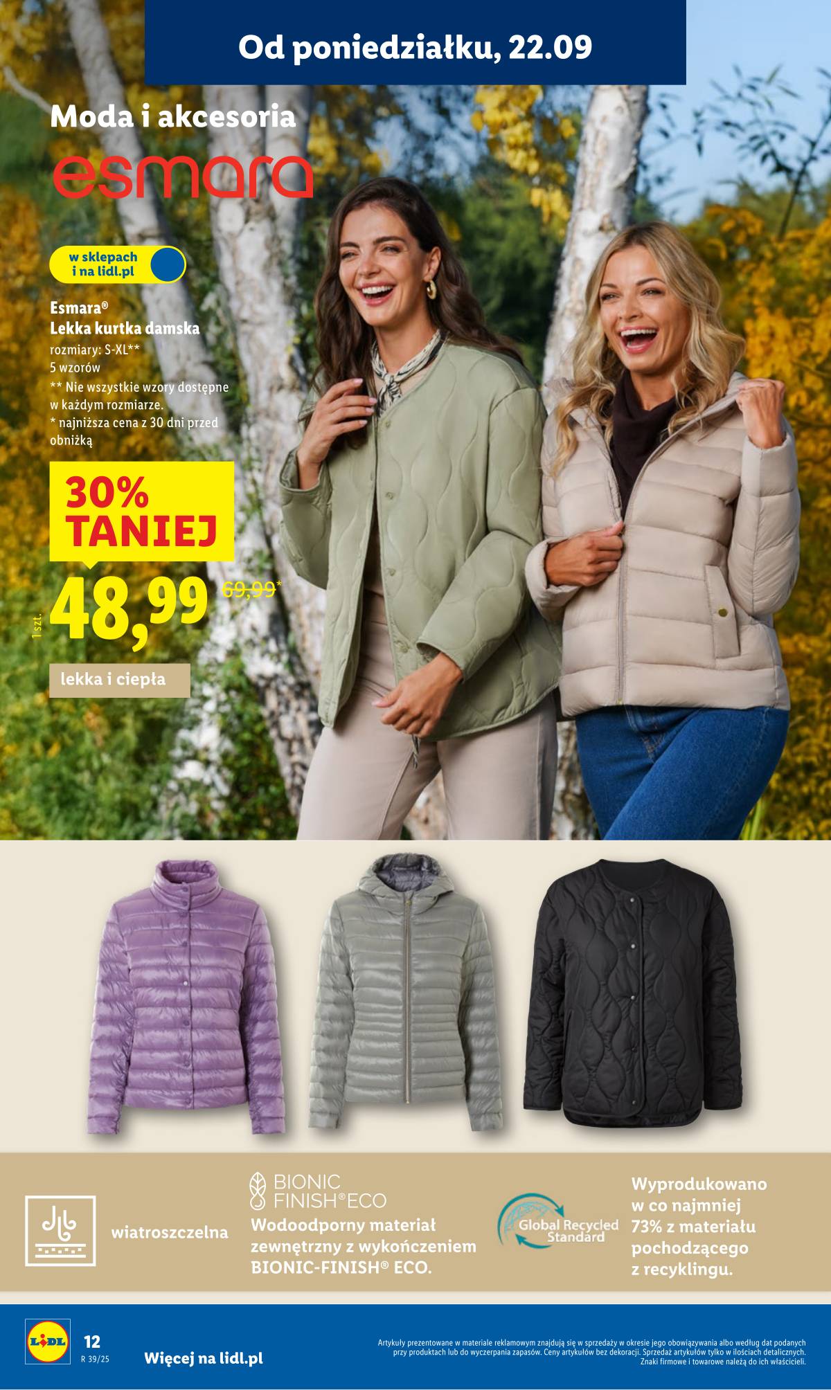Lidl Lenkija - OFERTA WAŻNA OD 22.09 12 puslapis