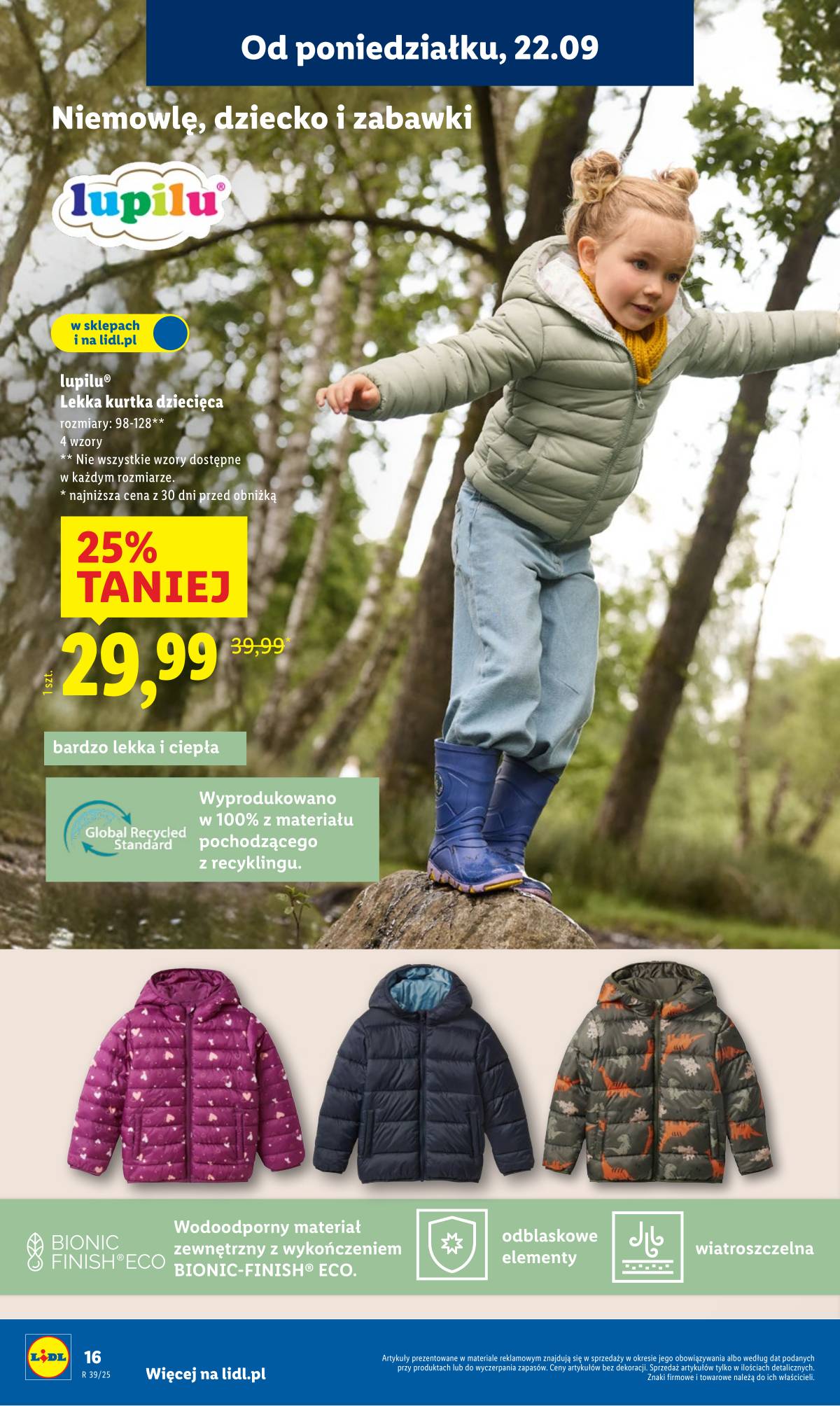 Lidl Lenkija - OFERTA WAŻNA OD 22.09 16 puslapis