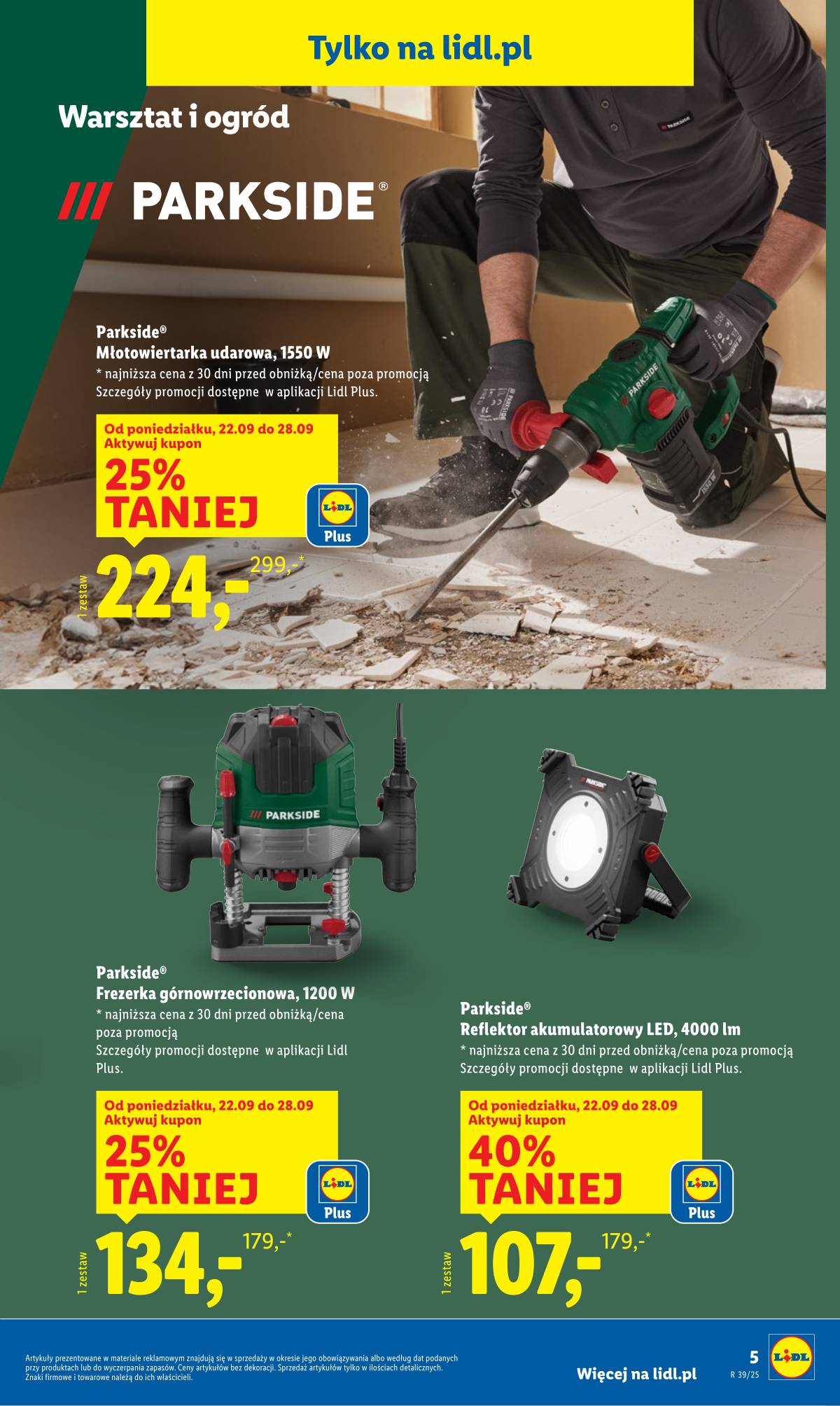 Lidl Lenkija - OFERTA WAŻNA OD 22.09 5 puslapis