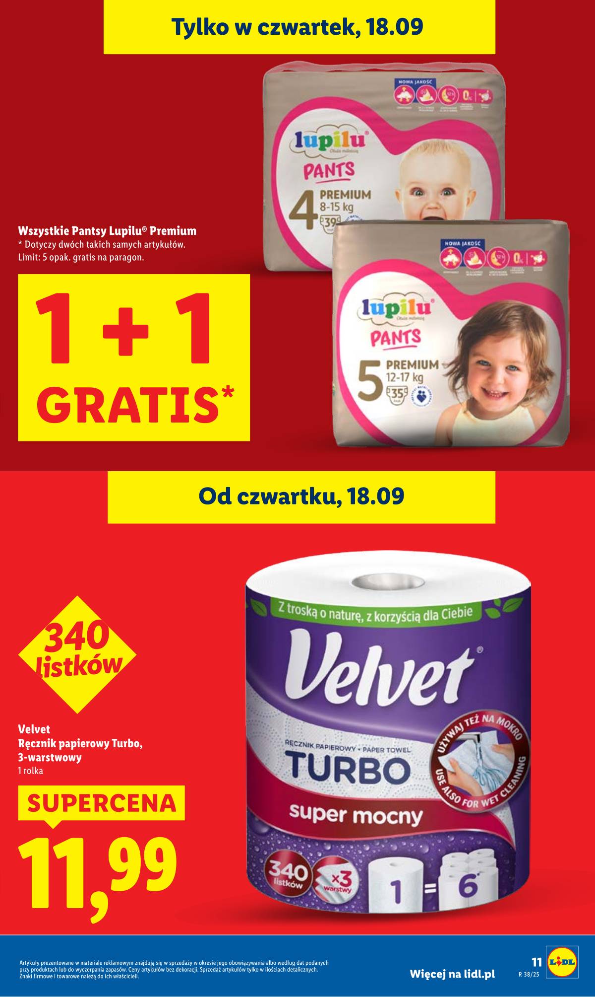 Lidl Lenkija - OFERTA WAŻNA 18.09 do 20.09 11 puslapis