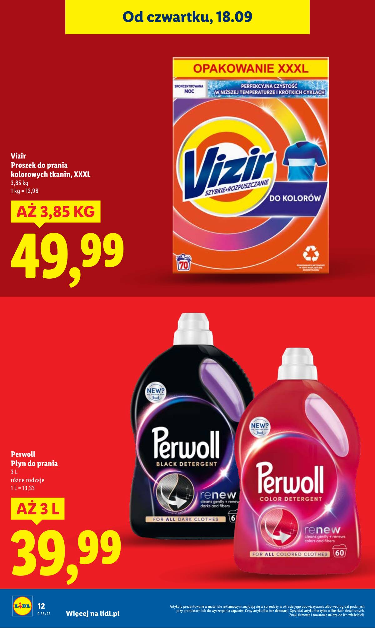 Lidl Lenkija - OFERTA WAŻNA 18.09 do 20.09 12 puslapis