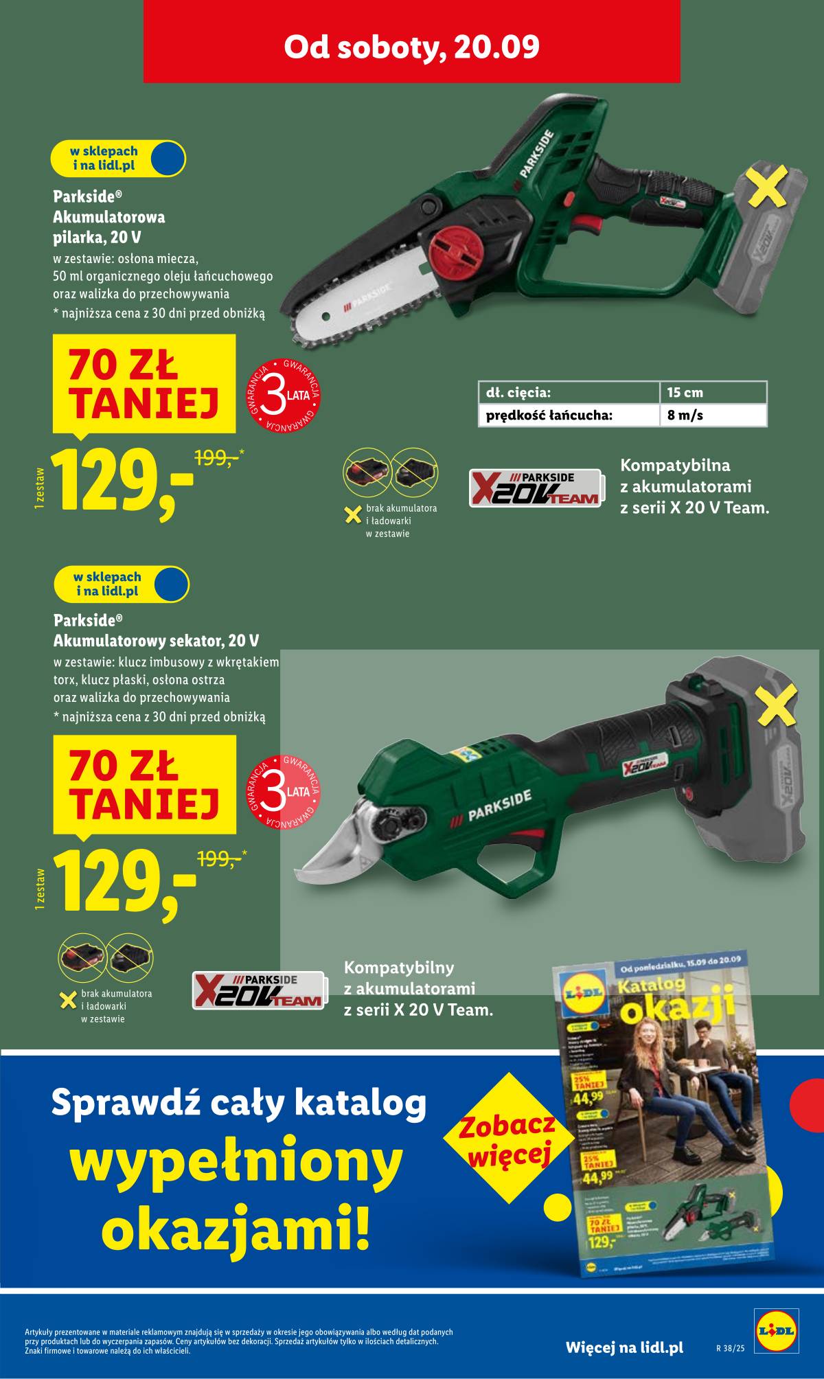 Lidl Lenkija - OFERTA WAŻNA 18.09 do 20.09 15 puslapis