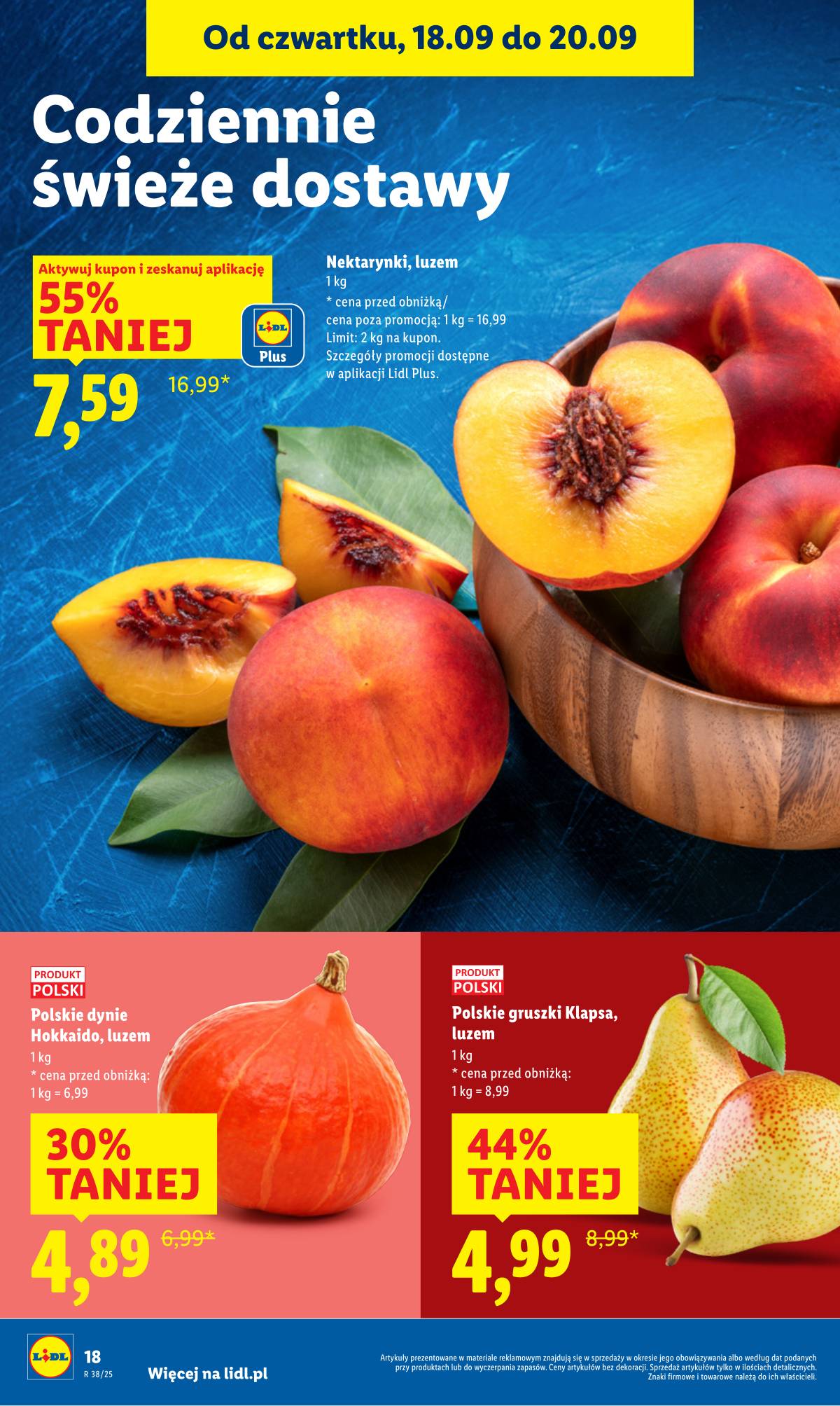 Lidl Lenkija - OFERTA WAŻNA 18.09 do 20.09 18 puslapis