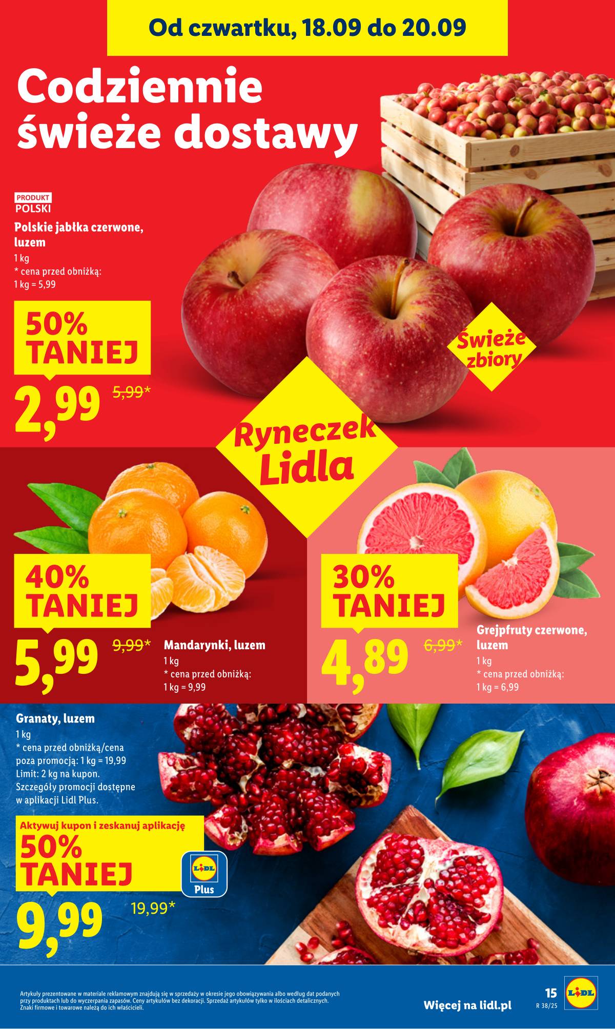 Lidl Lenkija - OFERTA WAŻNA 18.09 do 20.09 19 puslapis