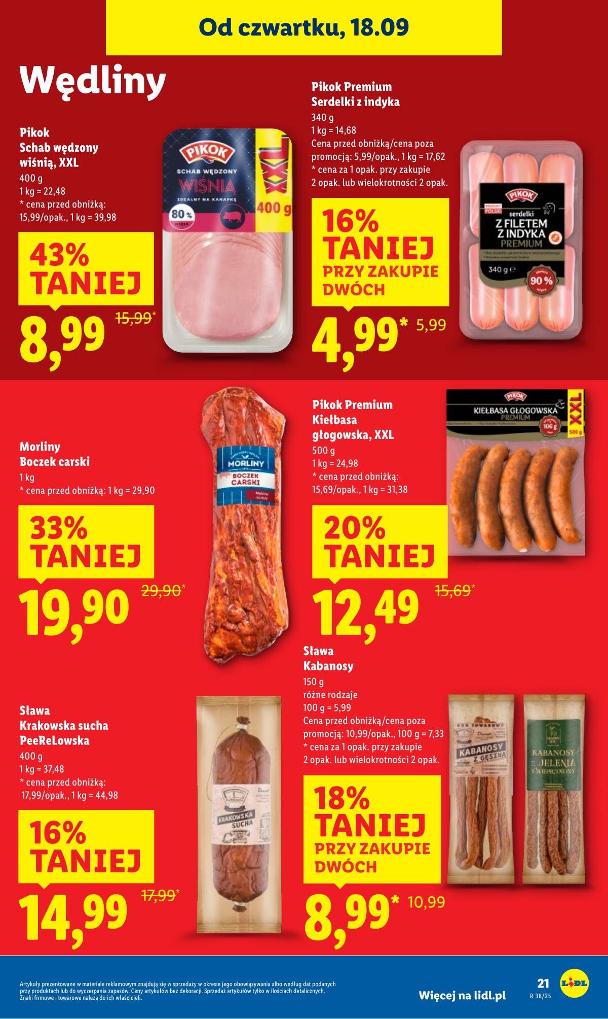 Lidl Lenkija - OFERTA WAŻNA 18.09 do 20.09 25 puslapis
