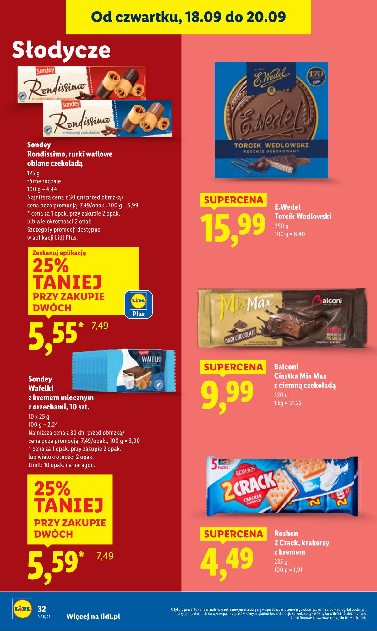 Lidl Lenkija - OFERTA WAŻNA 18.09 do 20.09 38 puslapis