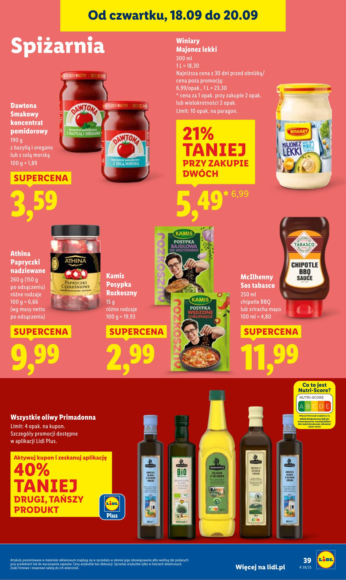 Lidl Lenkija - OFERTA WAŻNA 18.09 do 20.09 45 puslapis