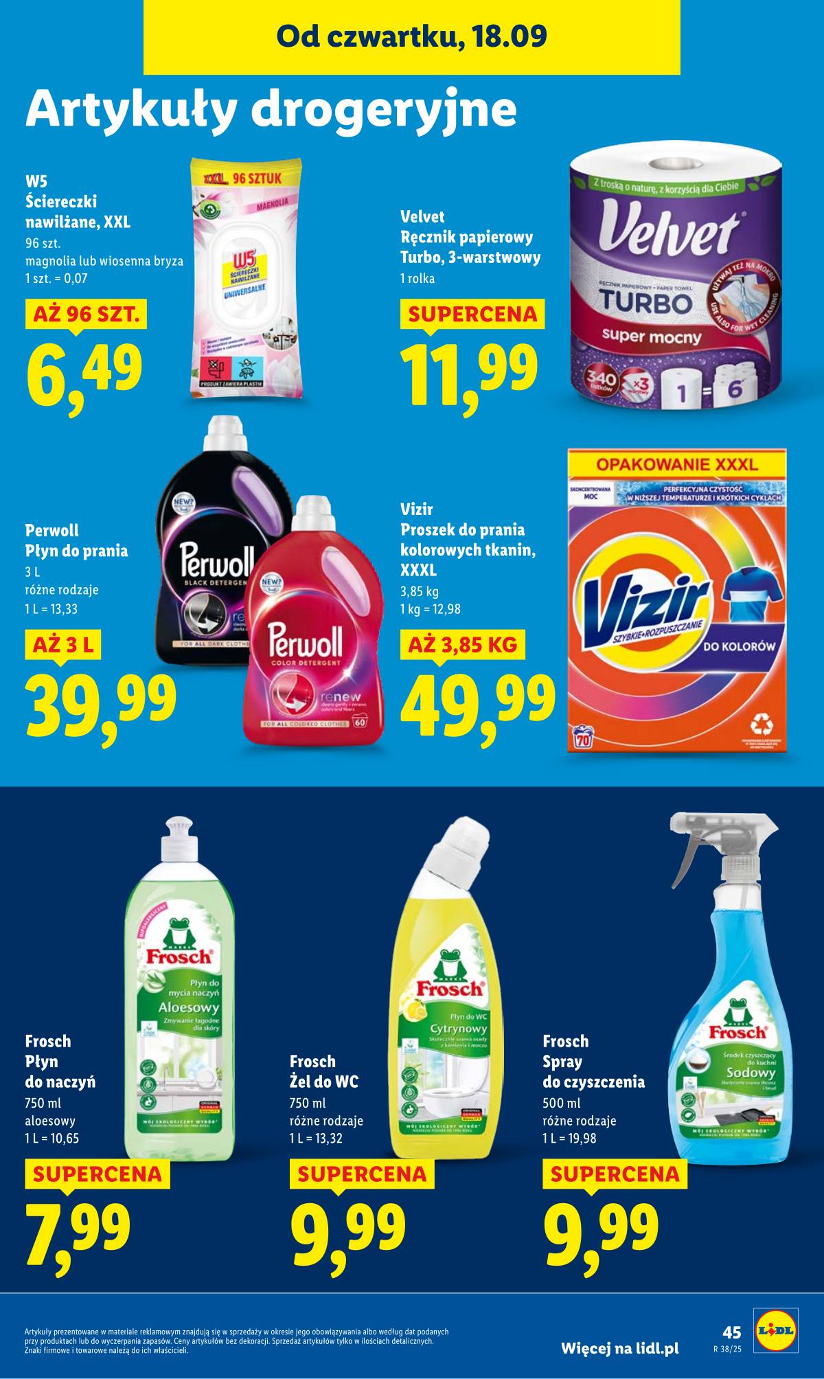 Lidl Lenkija - OFERTA WAŻNA 18.09 do 20.09 53 puslapis
