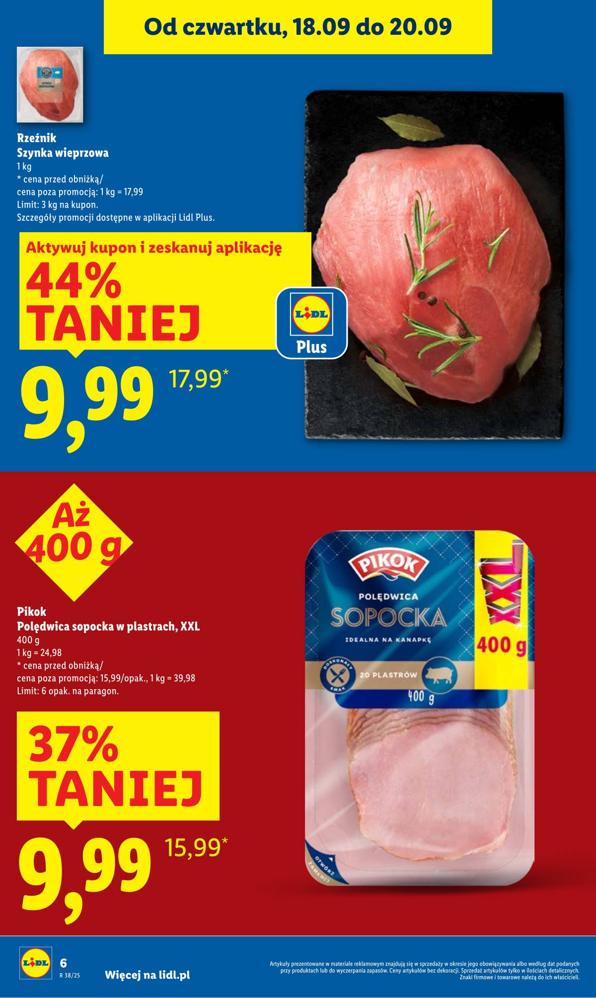 Lidl Lenkija - OFERTA WAŻNA 18.09 do 20.09 6 puslapis
