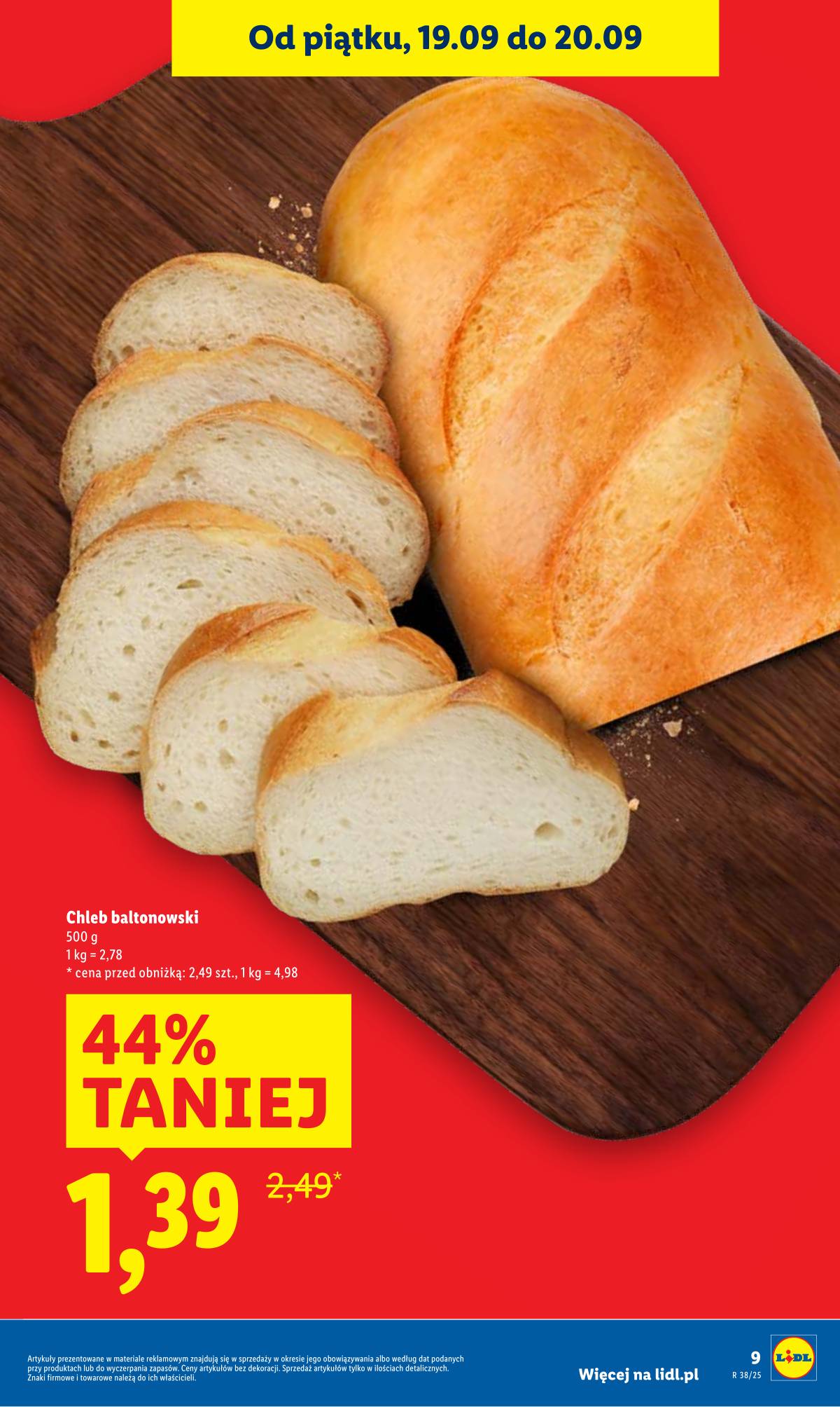 Lidl Lenkija - OFERTA WAŻNA 18.09 do 20.09 9 puslapis