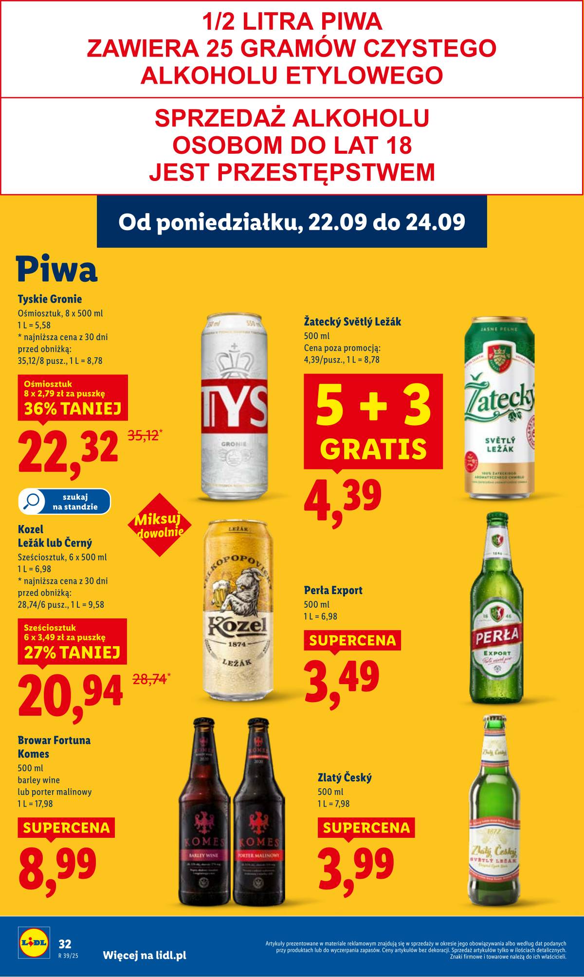 Lidl Lenkija - OFERTA WAŻNA OD 22.09 DO 24.09 40 puslapis