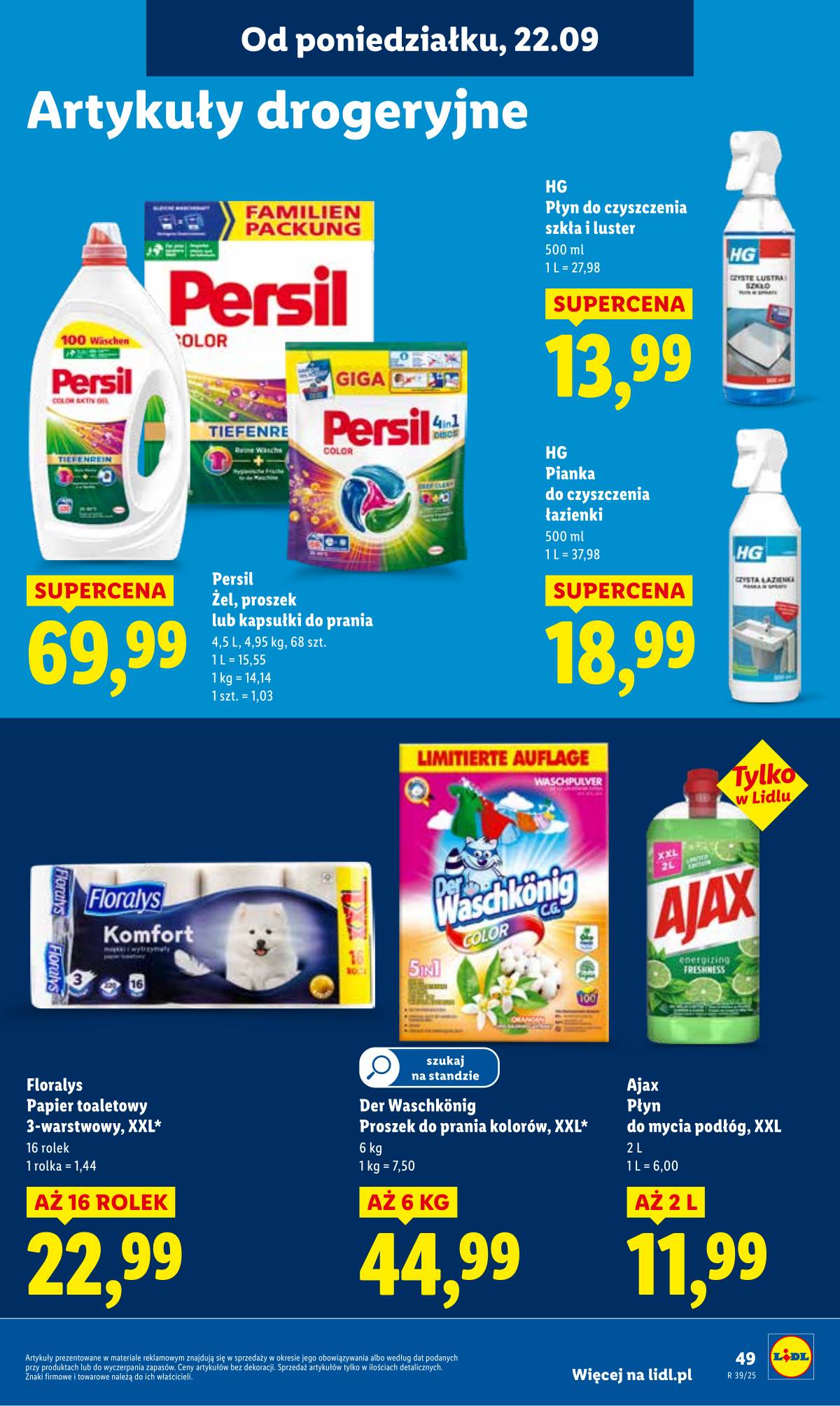 Lidl Lenkija - OFERTA WAŻNA OD 22.09 DO 24.09 61 puslapis