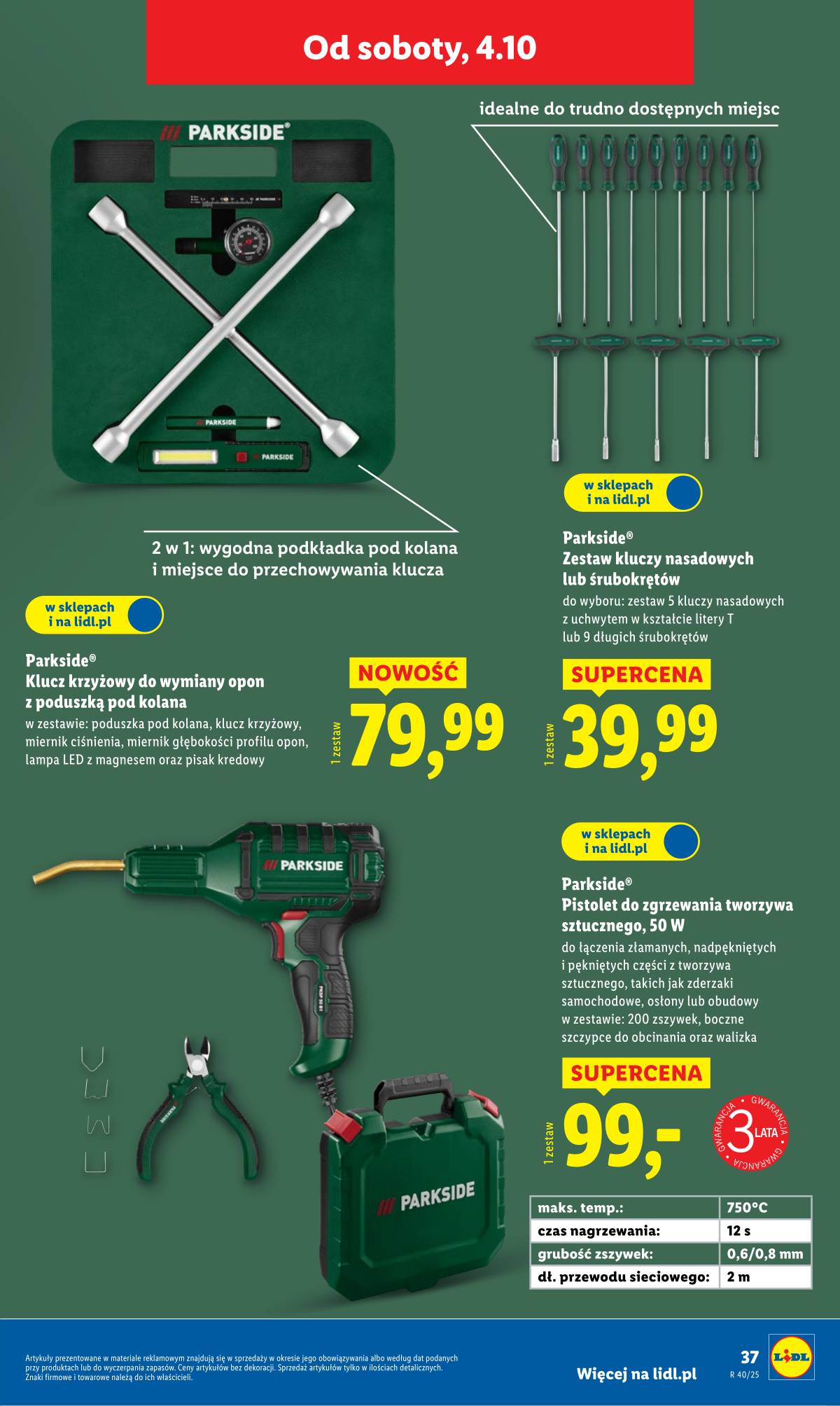 Lidl Lenkija - OFERTA WAŻNA OD 29.09 47 puslapis