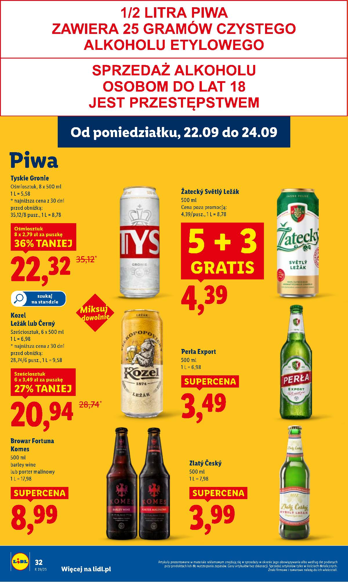 Lidl Lenkija - OFERTA WAŻNA OD 22.09 DO 24.09 38 puslapis