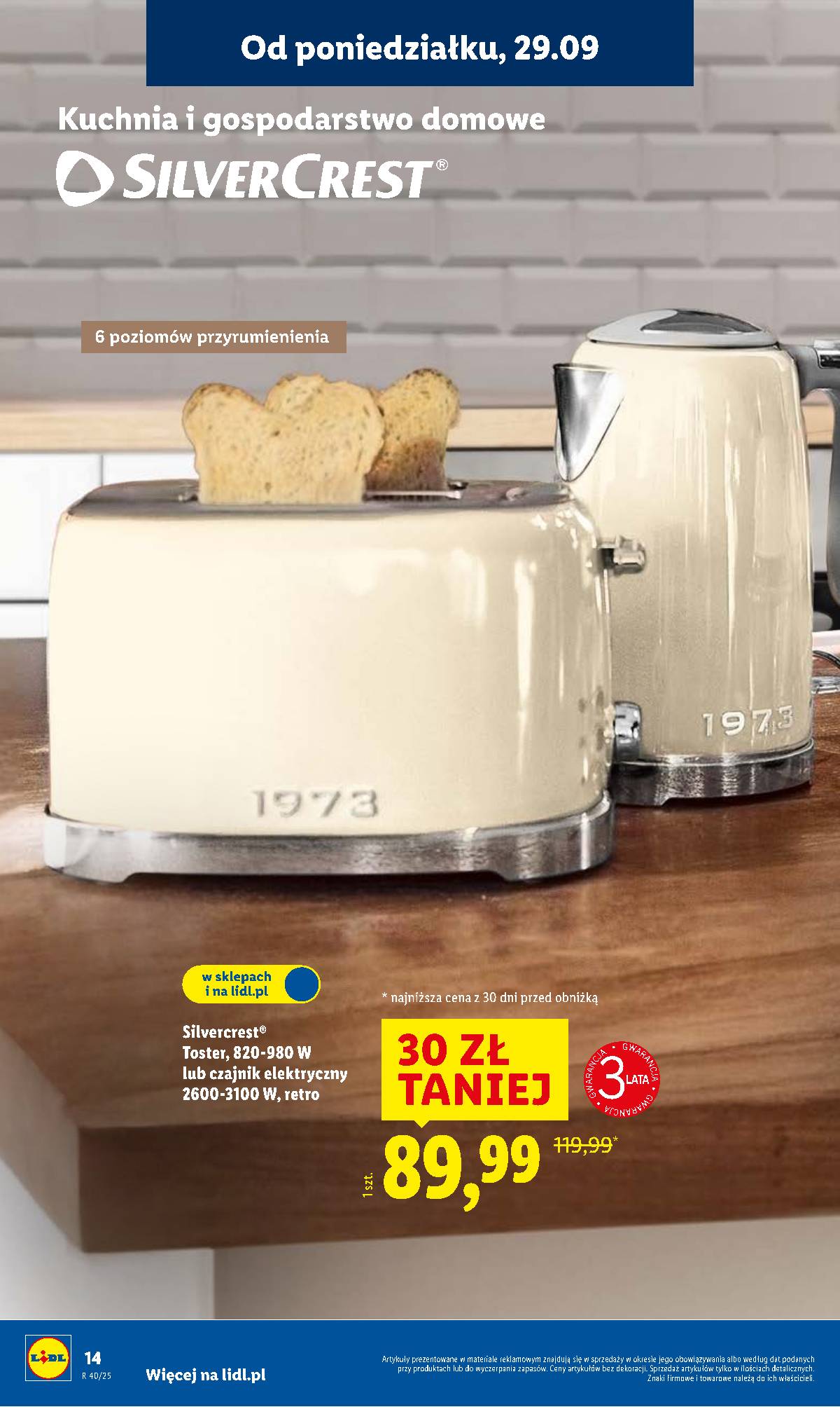 Lidl Lenkija - OFERTA WAŻNA OD 29.09 14 puslapis