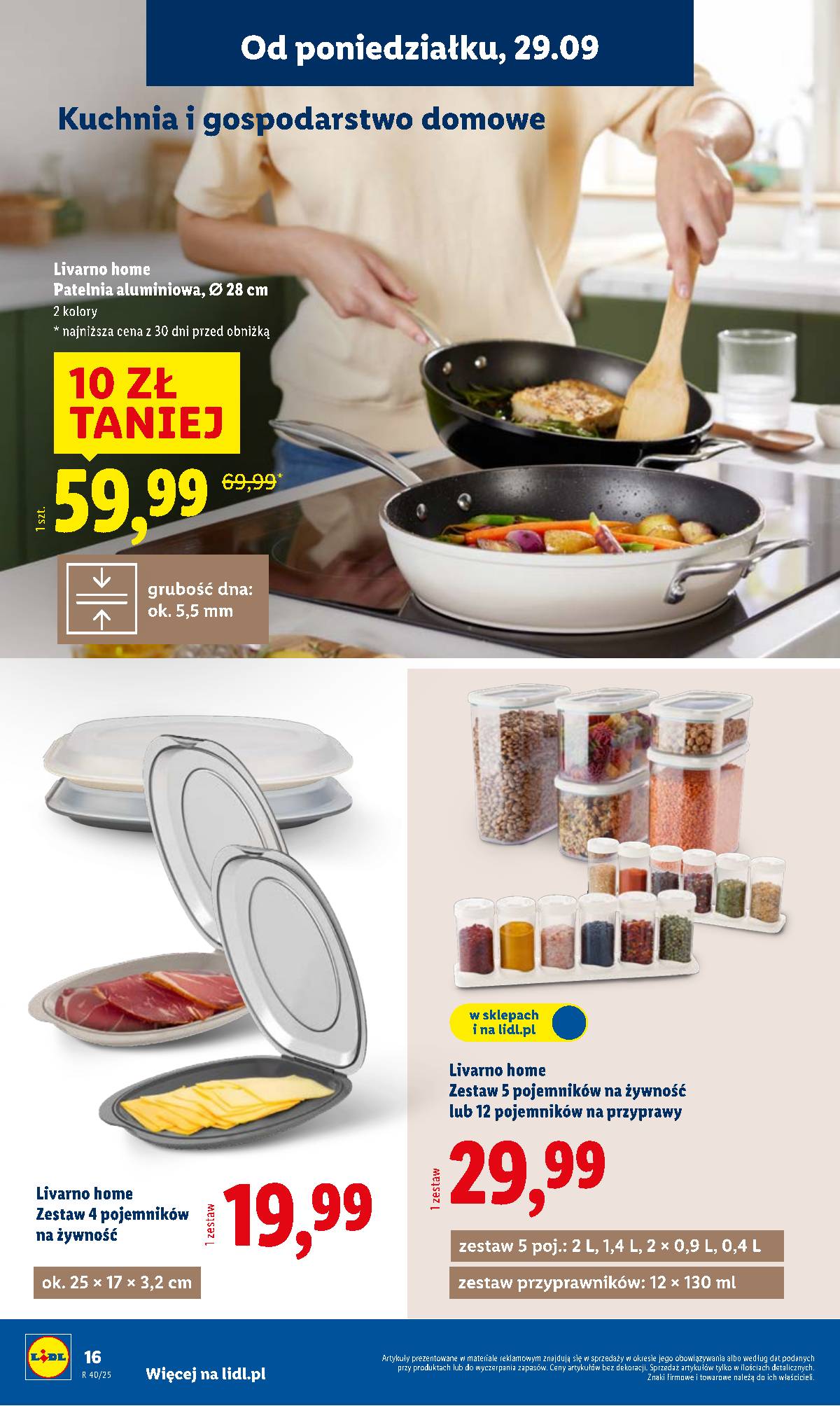 Lidl Lenkija - OFERTA WAŻNA OD 29.09 16 puslapis