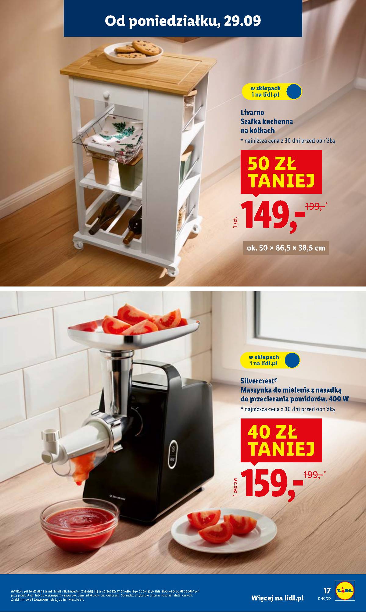 Lidl Lenkija - OFERTA WAŻNA OD 29.09 17 puslapis