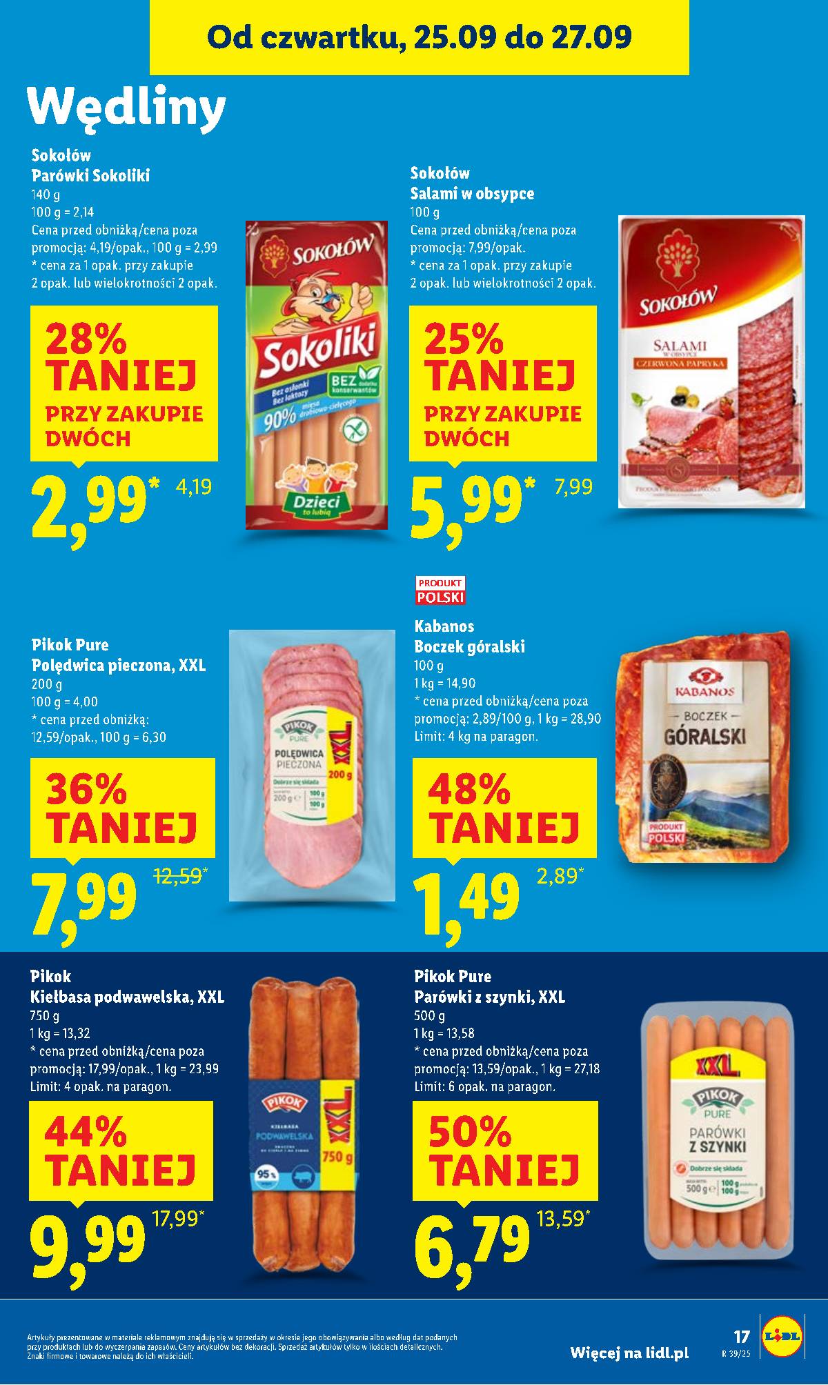 Lidl Lenkija - OFERTA WAŻNA OD 25.09 DO 27.09 19 puslapis