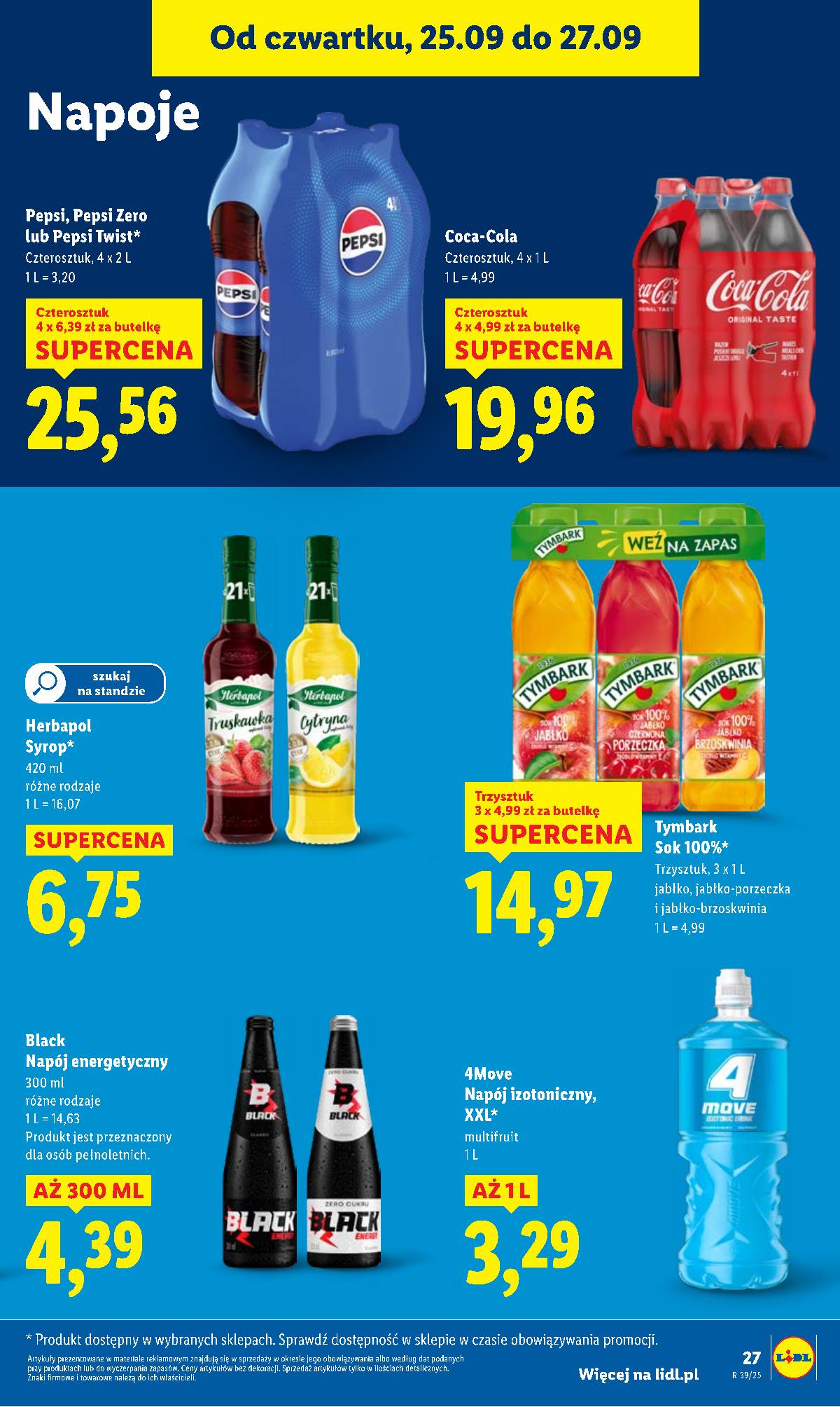 Lidl Lenkija - OFERTA WAŻNA OD 25.09 DO 27.09 29 puslapis