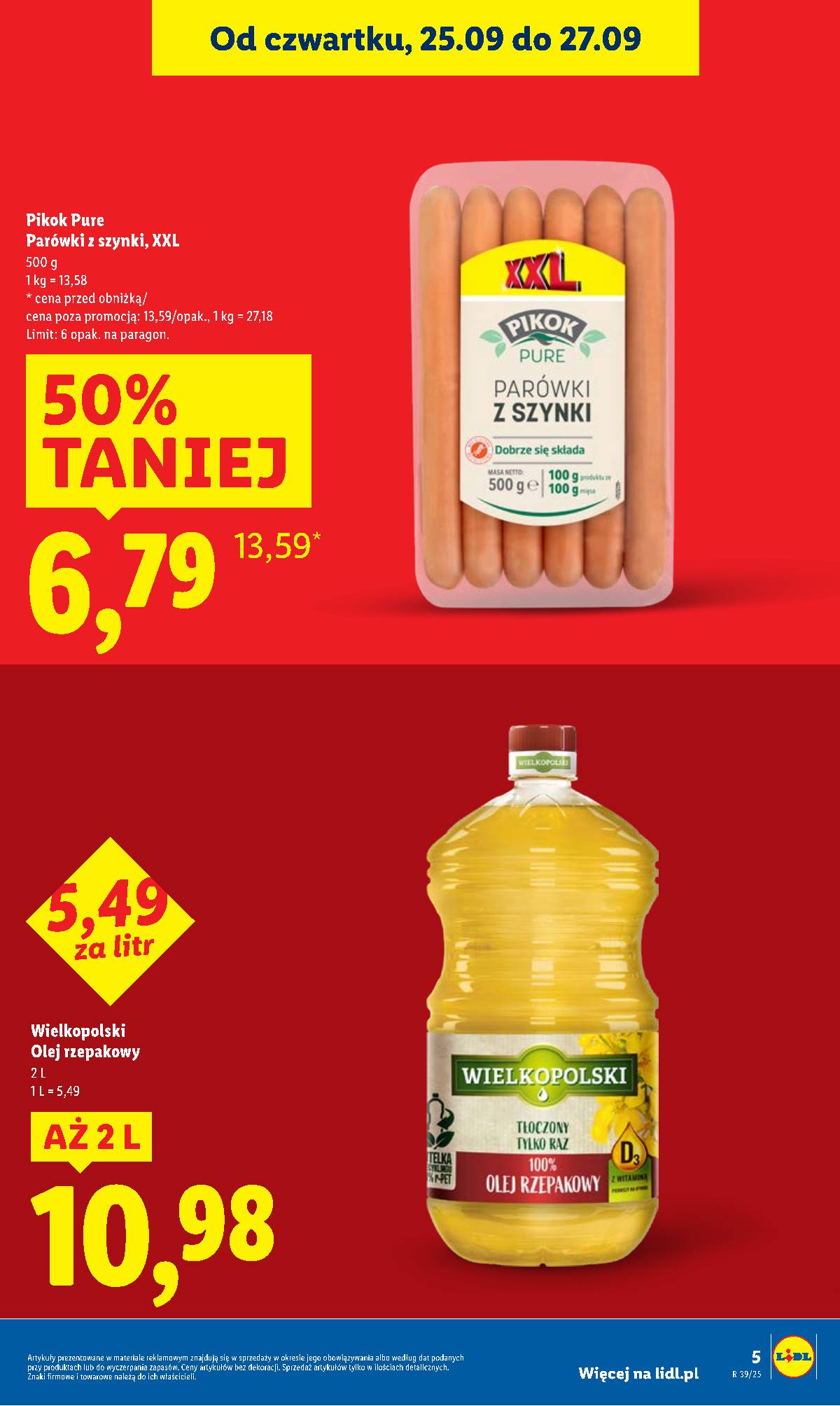 Lidl Lenkija - OFERTA WAŻNA OD 25.09 DO 27.09 5 puslapis