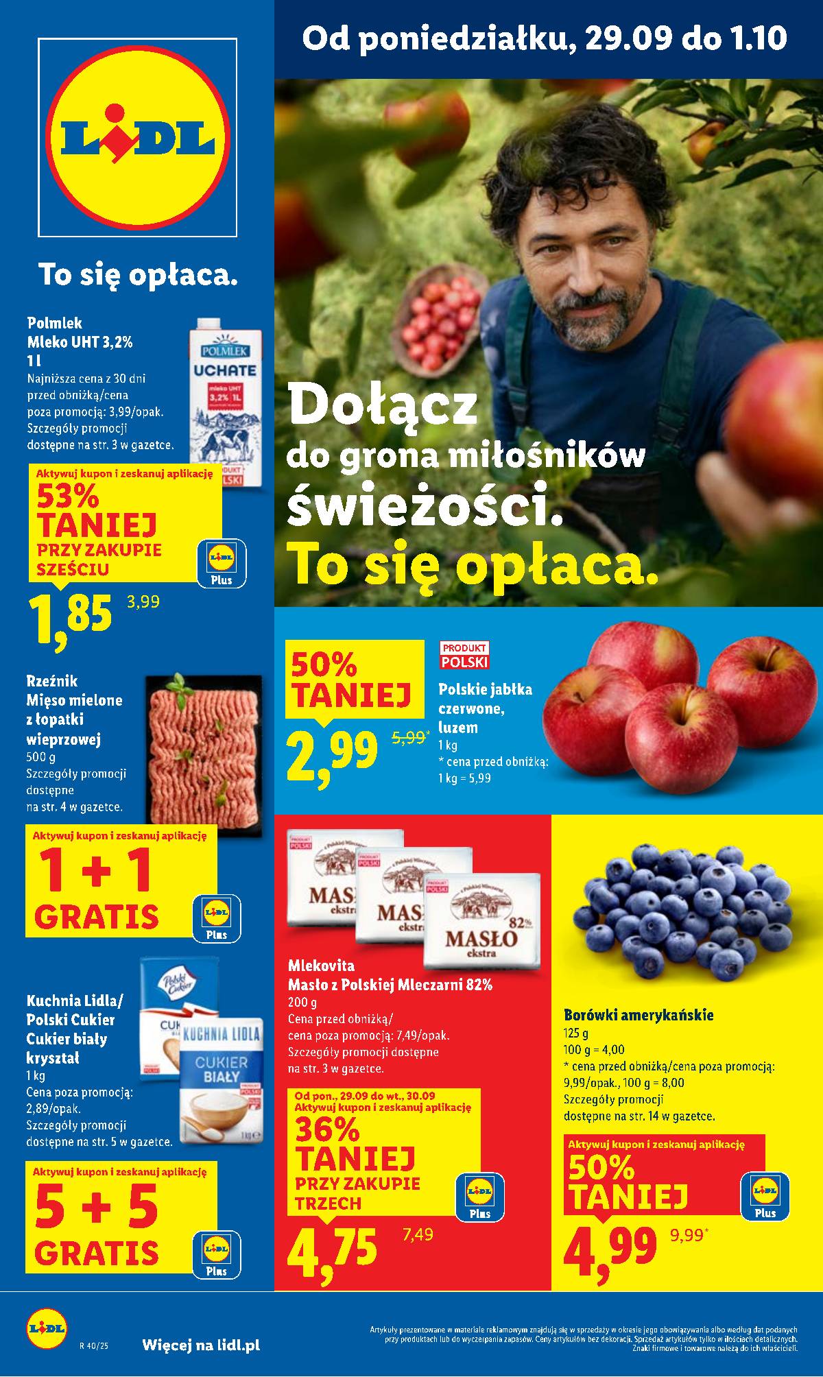 Lidl Lenkija - OFERTA WAŻNA OD 29.09 DO 1.10 1 puslapis