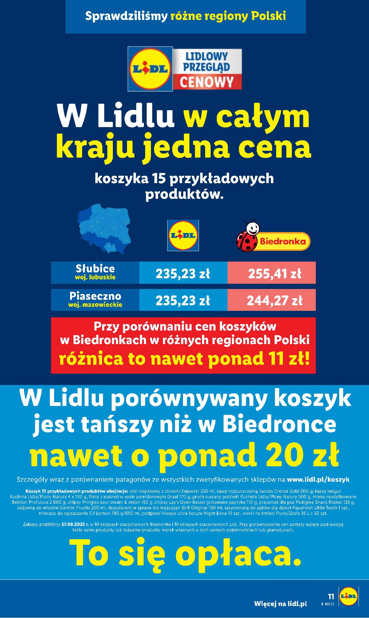 Lidl Lenkija - OFERTA WAŻNA OD 29.09 DO 1.10 11 puslapis