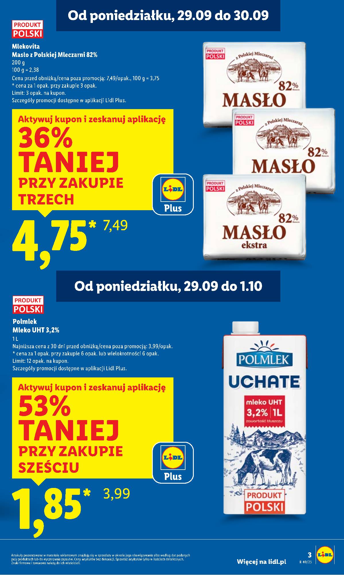Lidl Lenkija - OFERTA WAŻNA OD 29.09 DO 1.10 3 puslapis