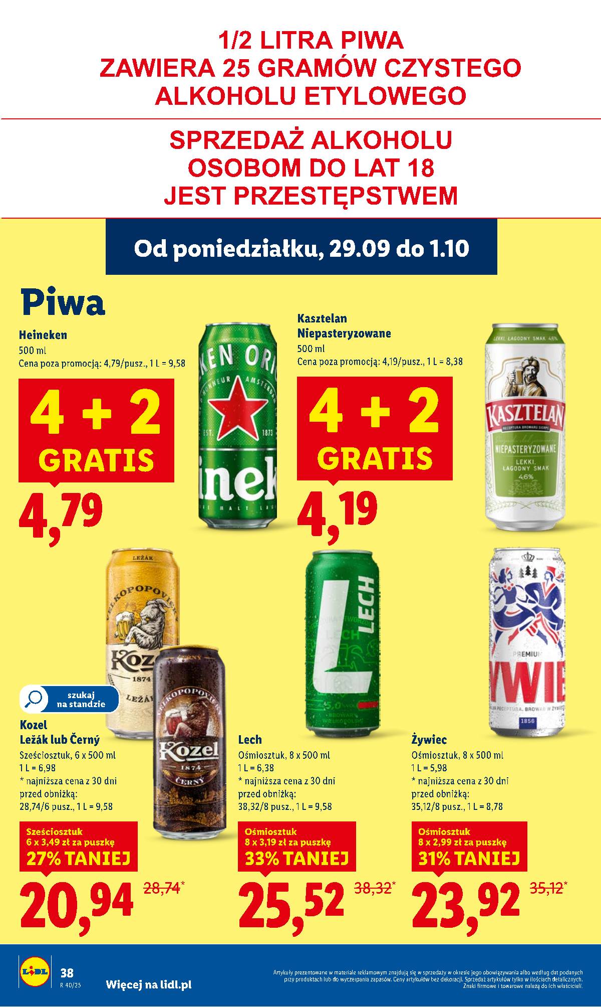 Lidl Lenkija - OFERTA WAŻNA OD 29.09 DO 1.10 42 puslapis