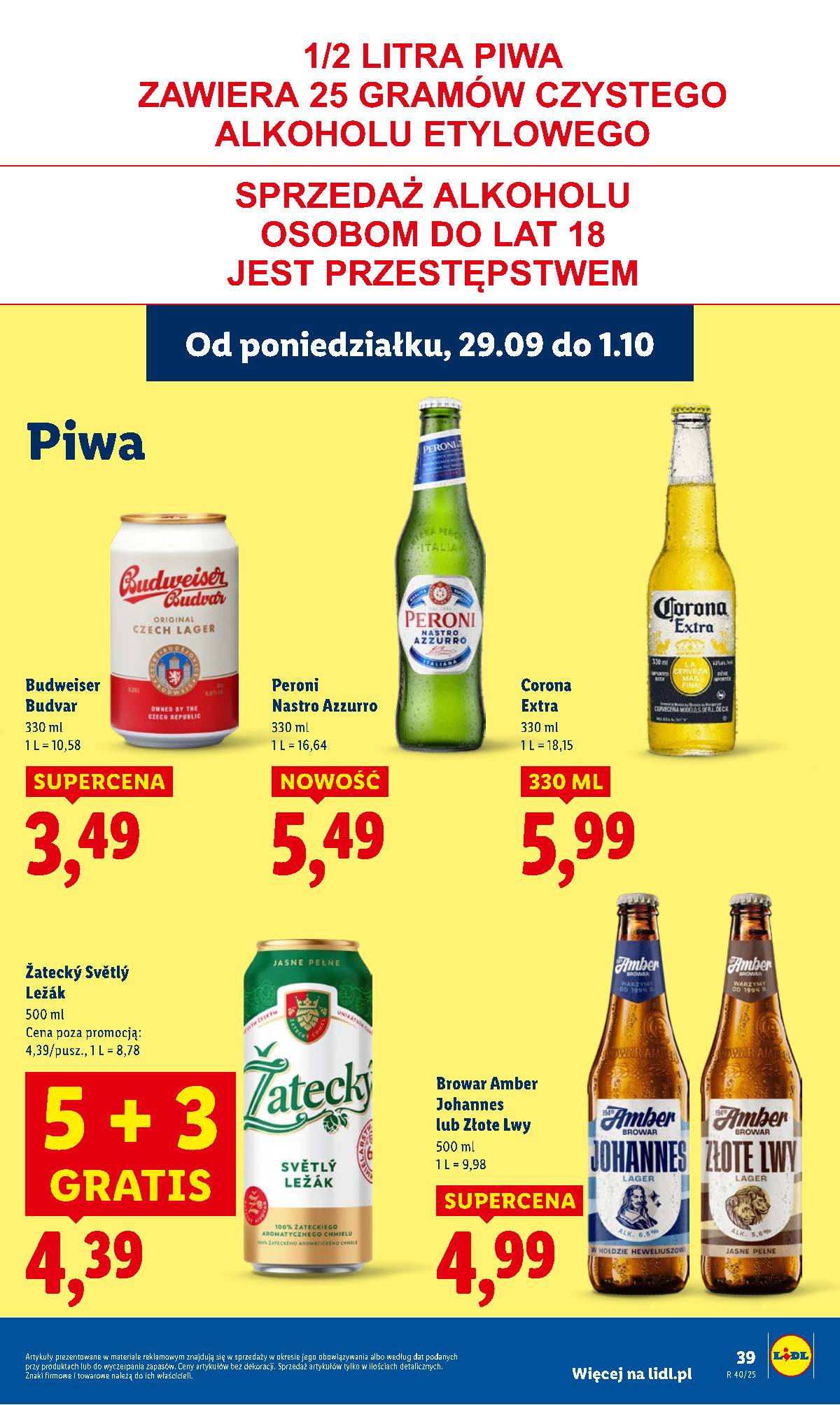 Lidl Lenkija - OFERTA WAŻNA OD 29.09 DO 1.10 43 puslapis