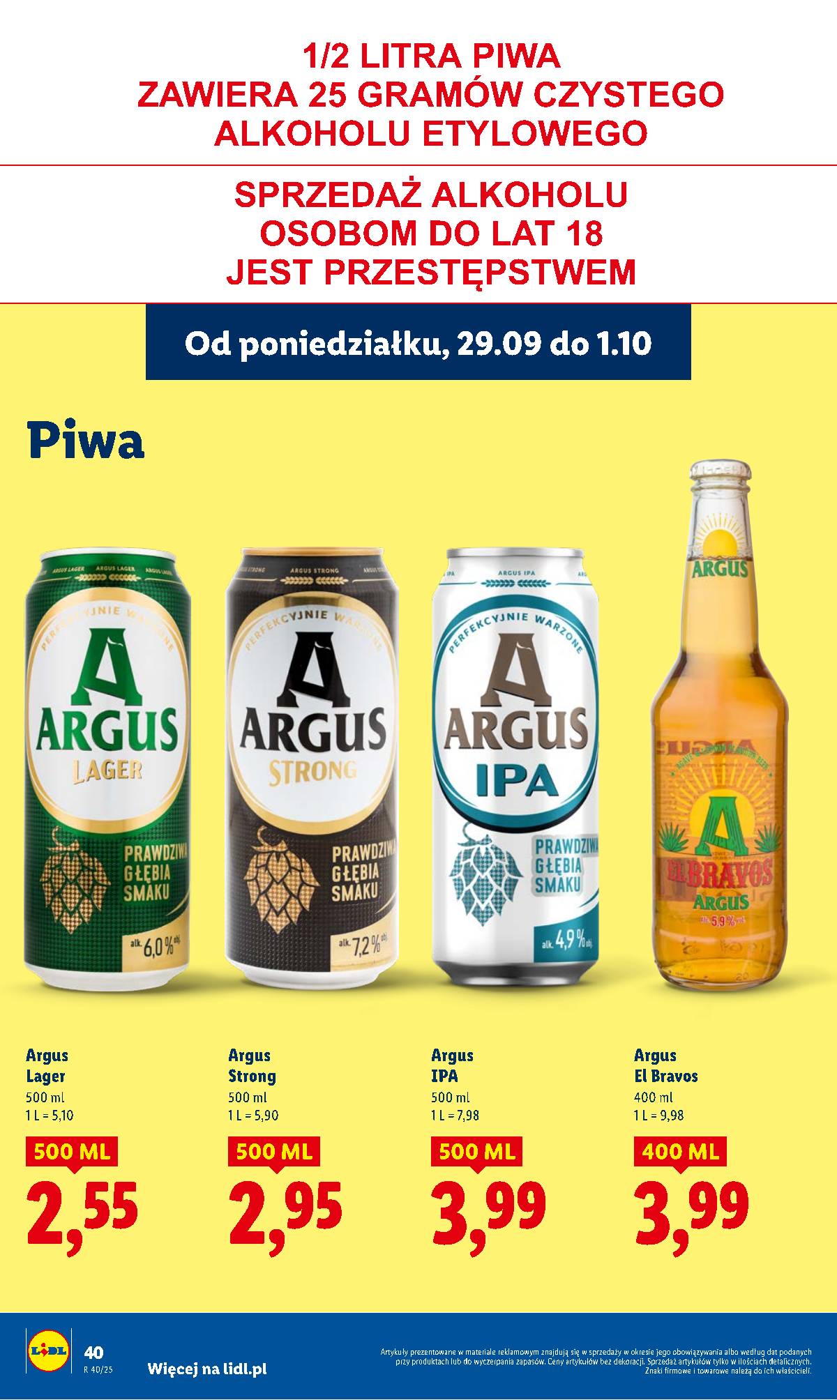 Lidl Lenkija - OFERTA WAŻNA OD 29.09 DO 1.10 44 puslapis