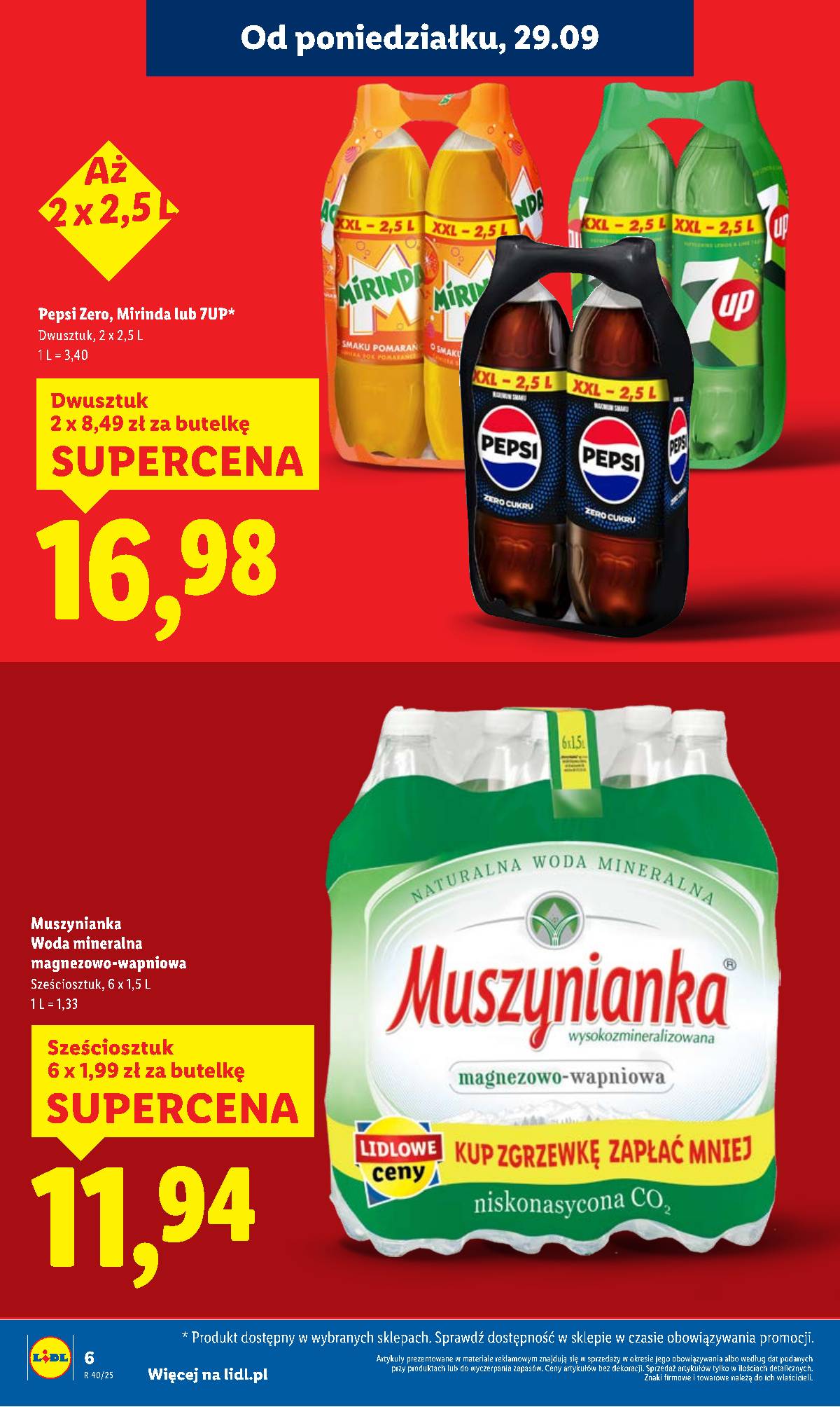 Lidl Lenkija - OFERTA WAŻNA OD 29.09 DO 1.10 6 puslapis