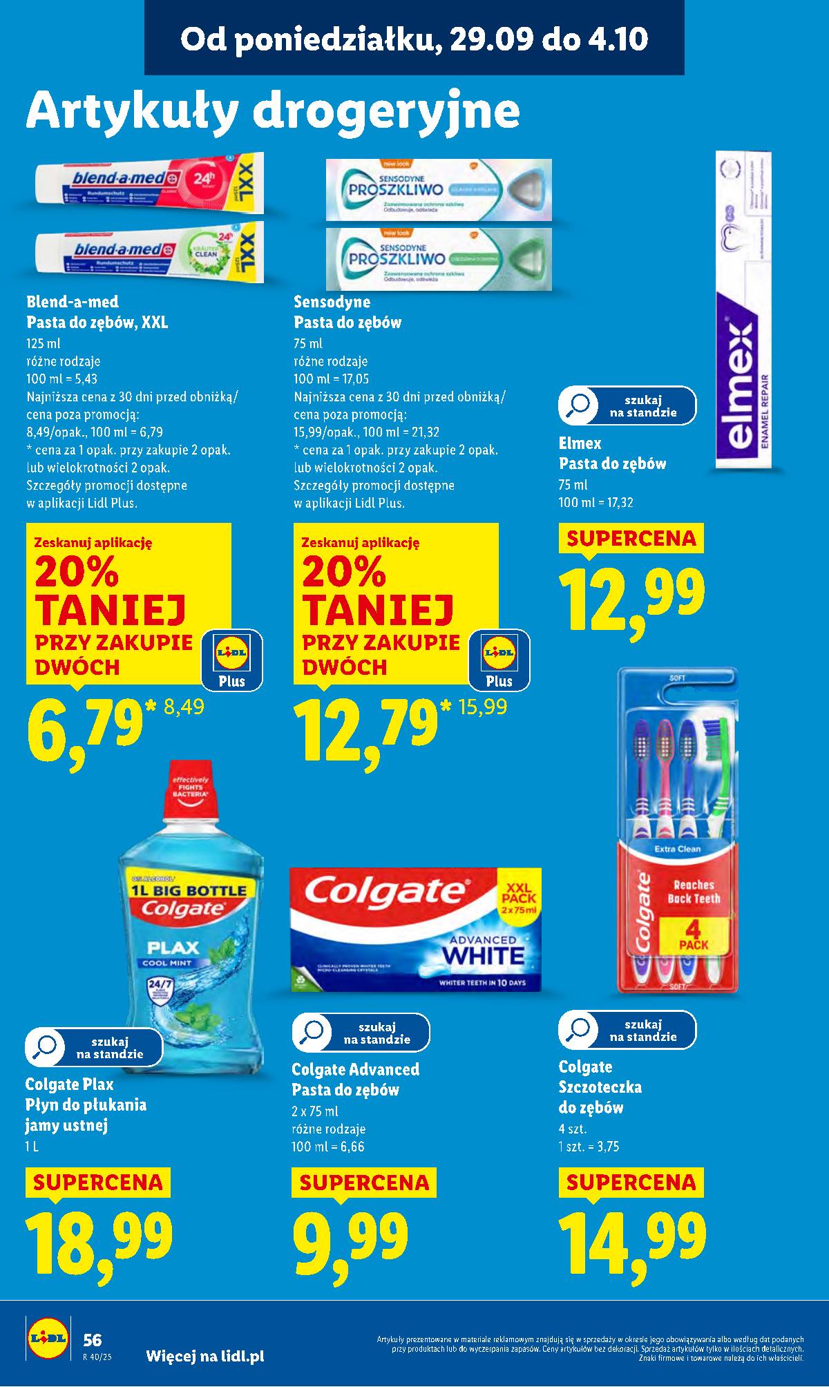 Lidl Lenkija - OFERTA WAŻNA OD 29.09 DO 1.10 60 puslapis