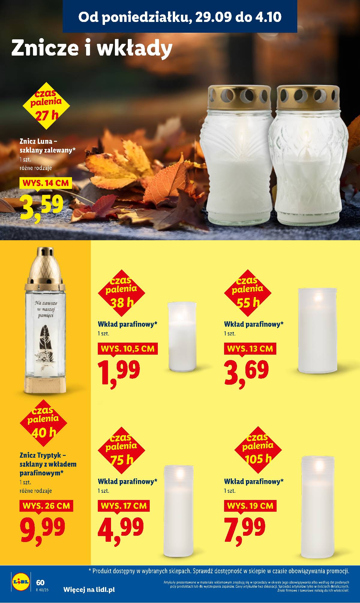 Lidl Lenkija - OFERTA WAŻNA OD 29.09 DO 1.10 64 puslapis