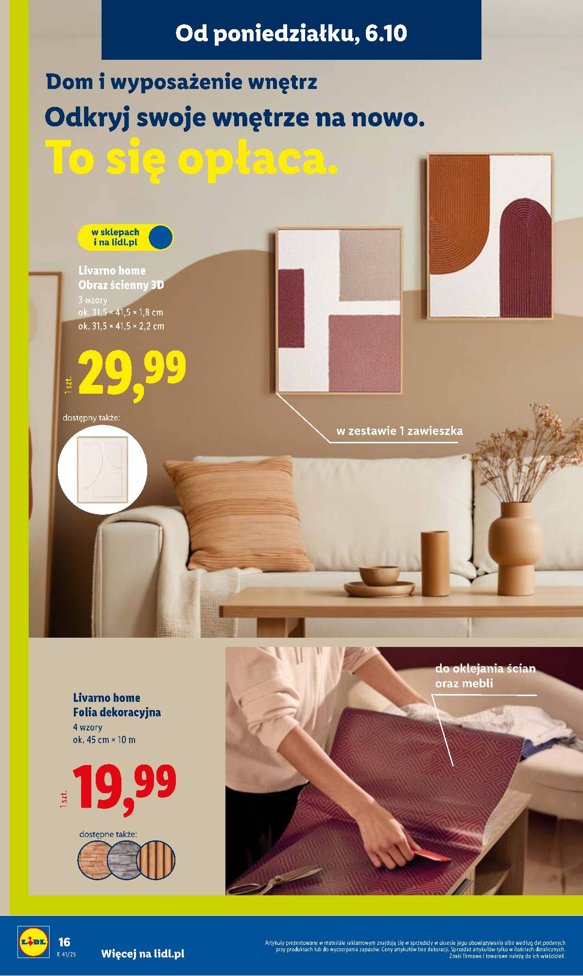 Lidl Lenkija - OFERTA WAŻNA OD 6.10 16 puslapis