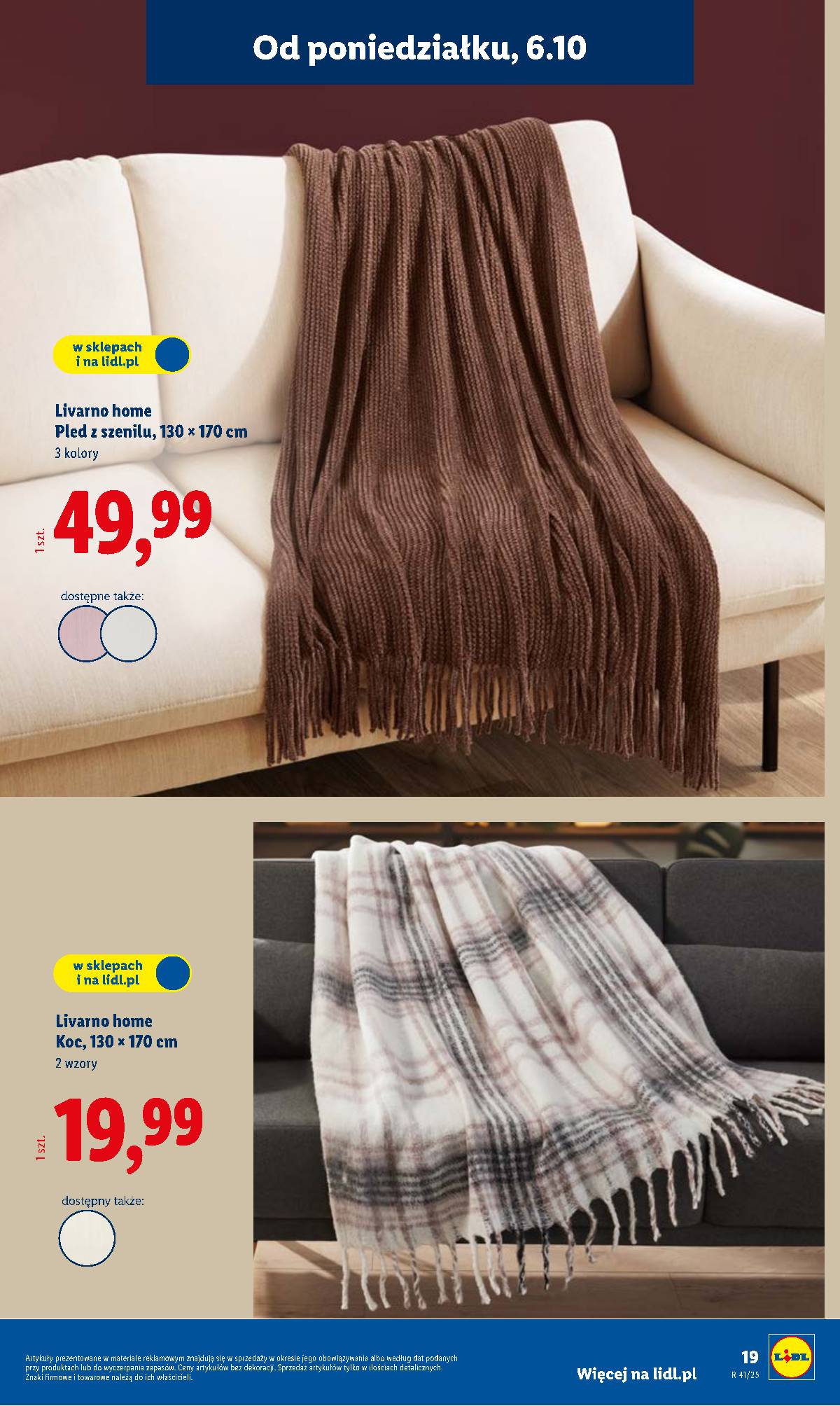 Lidl Lenkija - OFERTA WAŻNA OD 6.10 19 puslapis