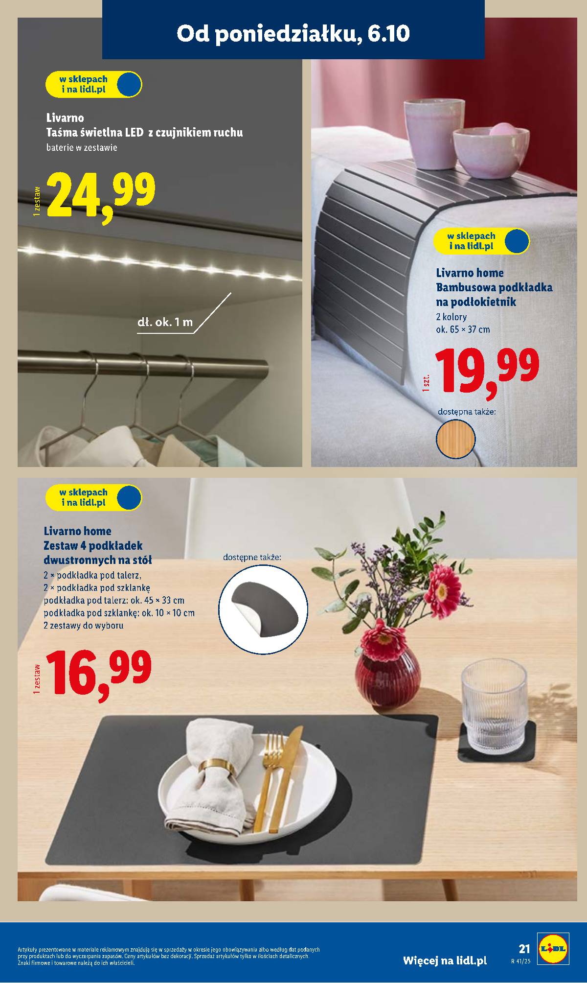 Lidl Lenkija - OFERTA WAŻNA OD 6.10 21 puslapis