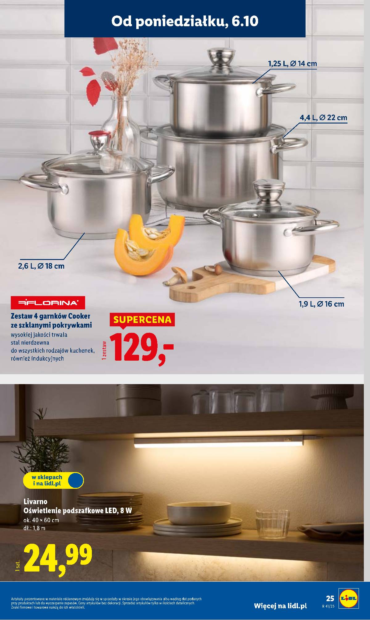Lidl Lenkija - OFERTA WAŻNA OD 6.10 25 puslapis