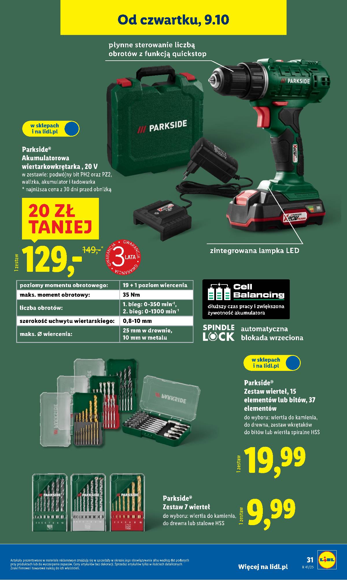 Lidl Lenkija - OFERTA WAŻNA OD 6.10 35 puslapis