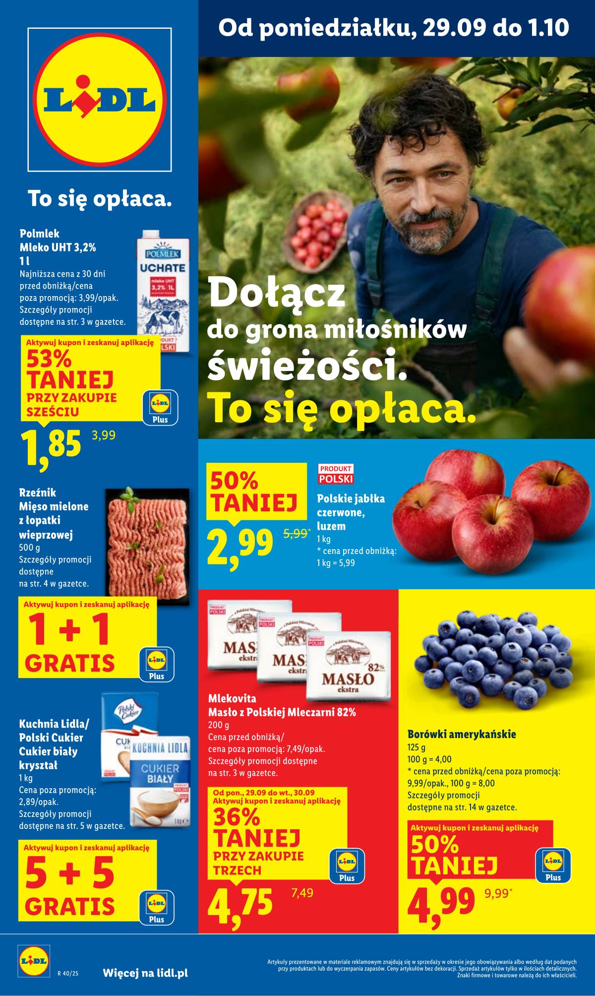 Lidl Lenkija - OFERTA WAŻNA OD 29.09 DO 01.10 1 puslapis